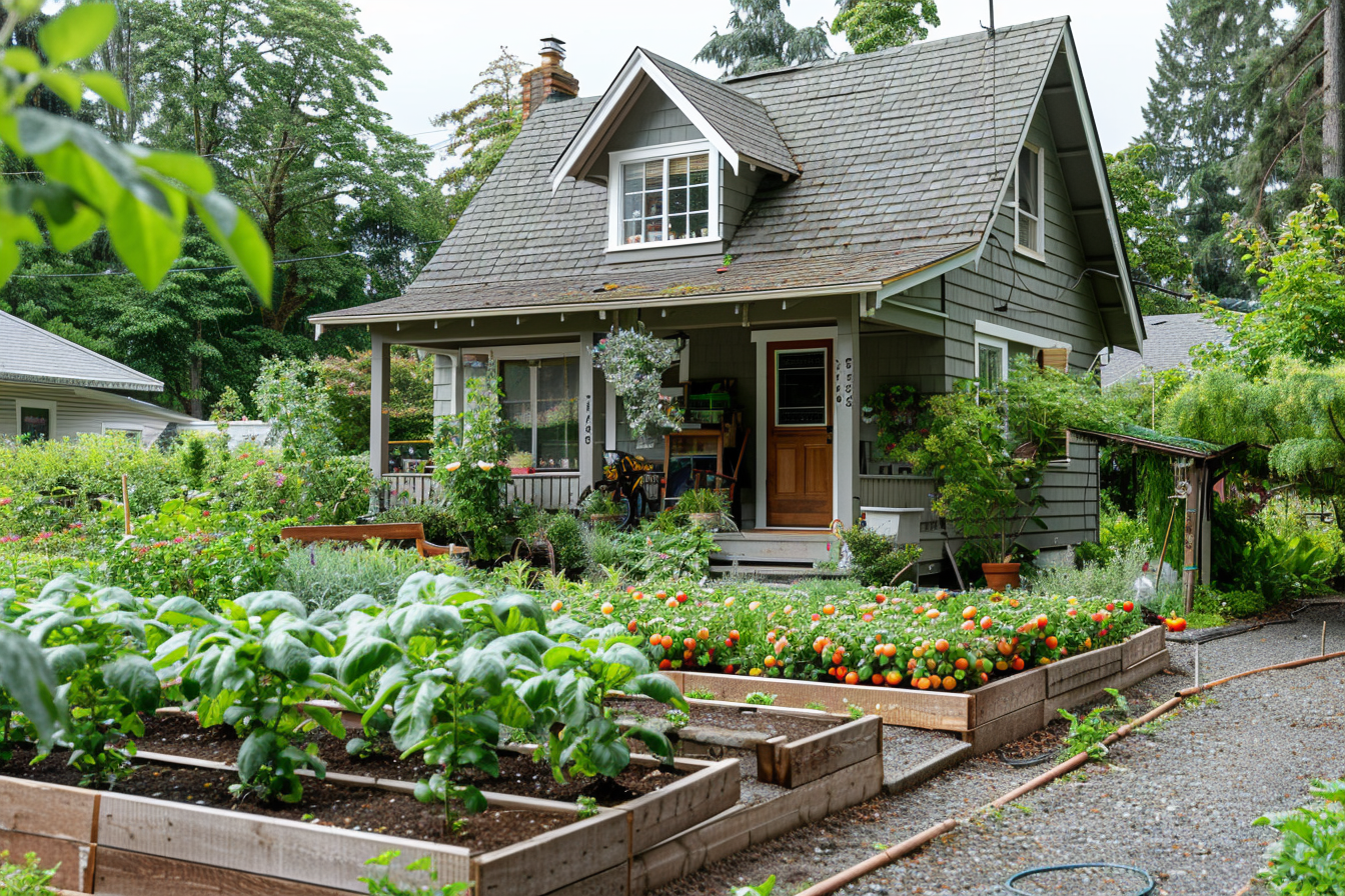Ein Haus mit Garten | Quelle: Midjourney