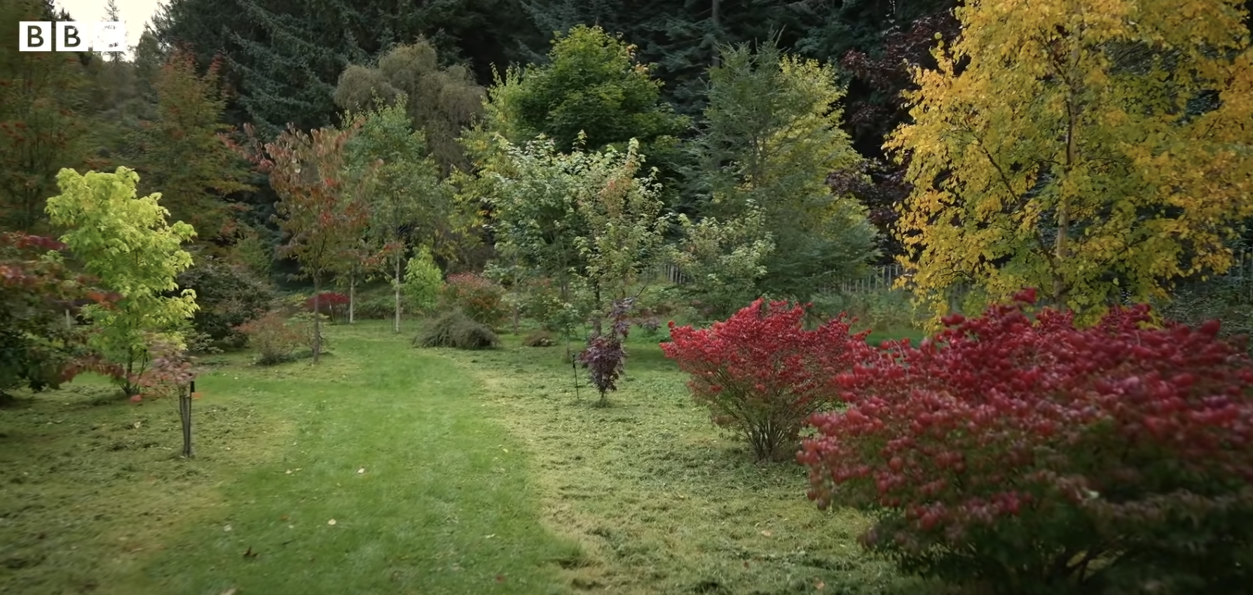 Der Garten in Balmoral Estate, aus dem Jahr 2022 | Quelle: YouTube/BBC News