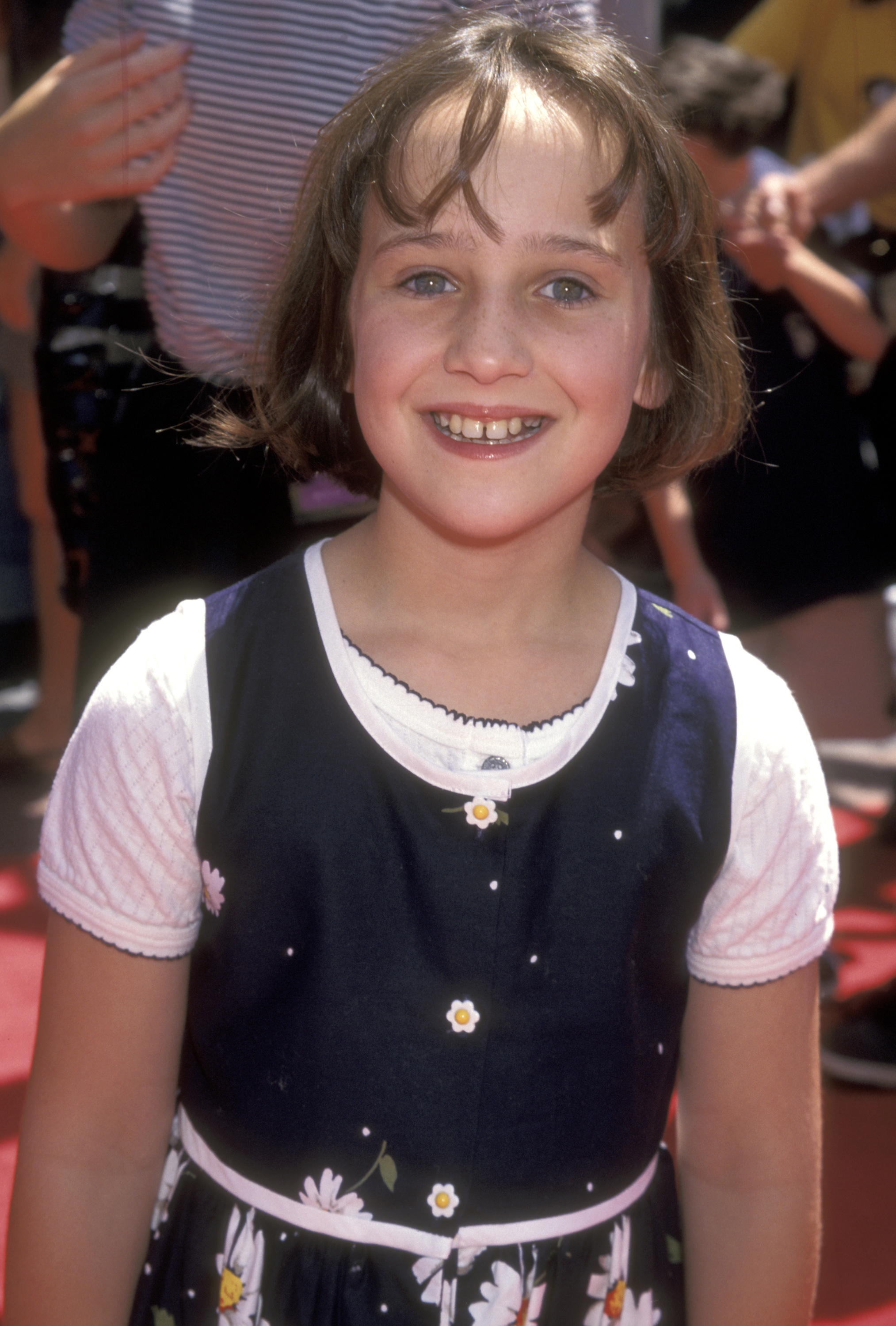 Mara Wilson bei der Universal City Premiere von "Ein einfacher Wunsch", 1997 | Quelle: Getty Images