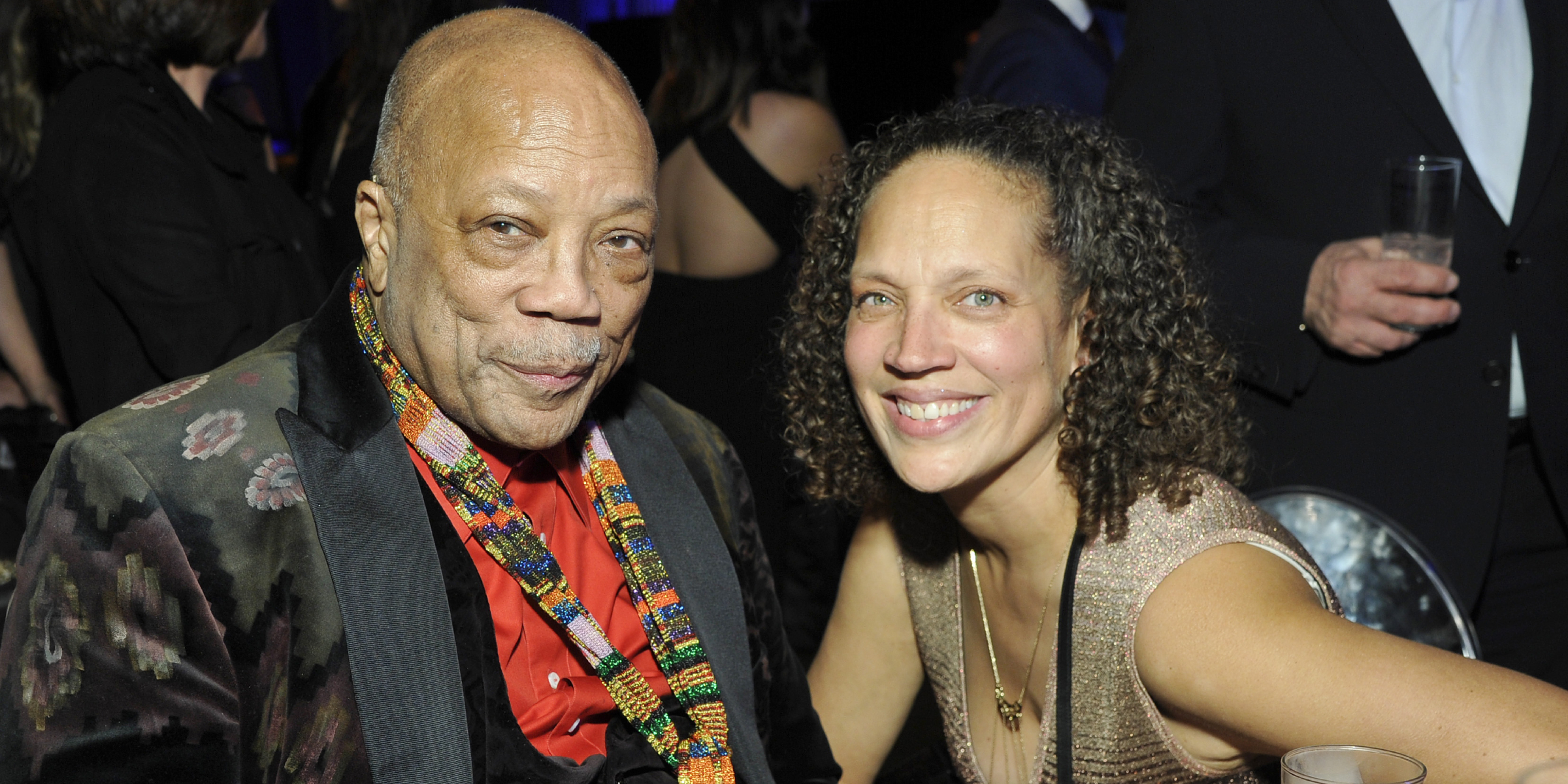 Quincy Jones und Martina Jones | Quelle: Getty Images