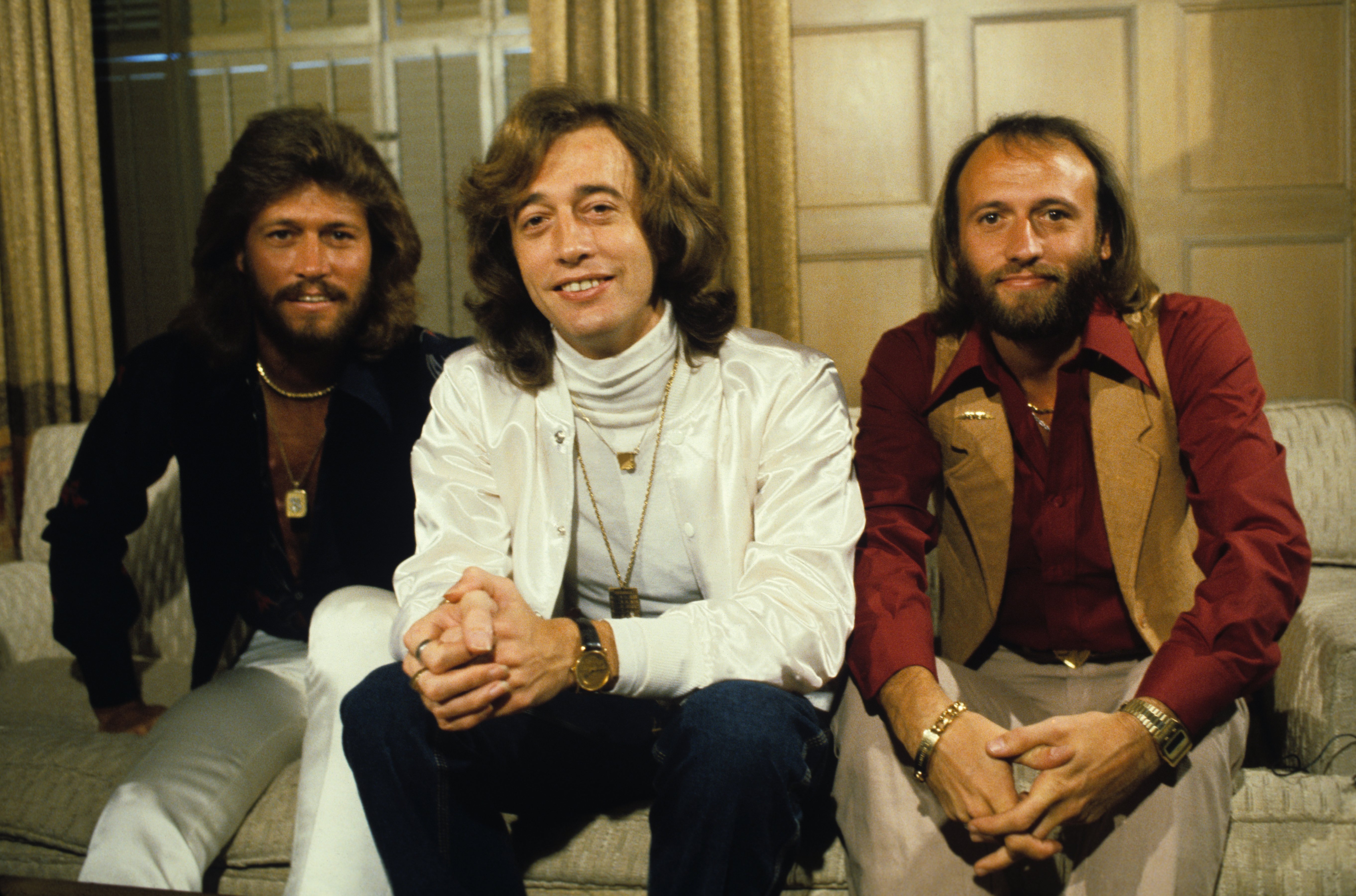 Ein Porträt der Bee Gees, aufgenommen in den 1960er Jahren. | Quelle: Getty Images