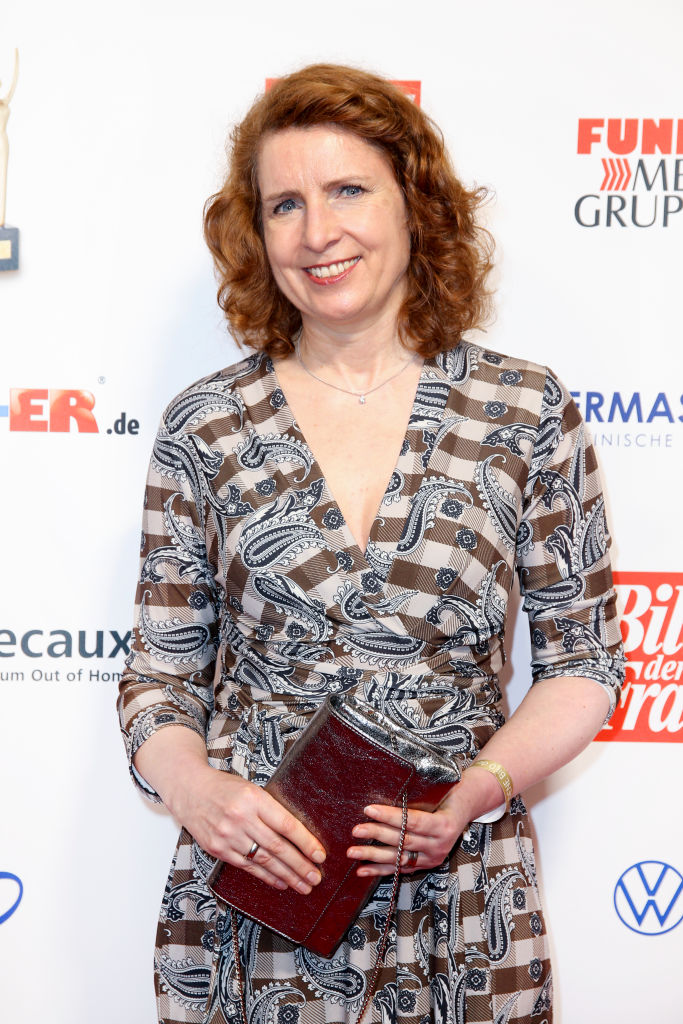 Die deutsche Moderatorin Monica Lierhaus nimmt am 23. Oktober 2019 an der jährlichen Verleihung des „Goldene Bild der Frau"-Preises in Hamburg, Deutschland, teil. | Quelle: Getty Images