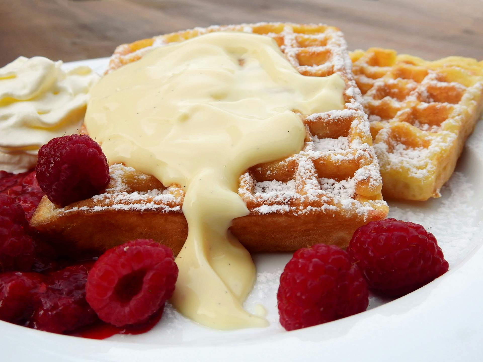 Waffeln und Eiscreme | Quelle: Pexels