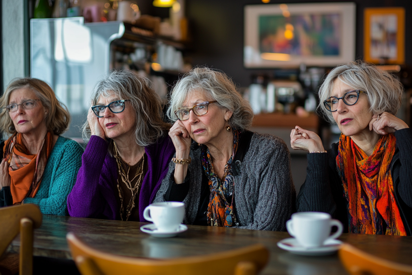 Frauen in einem Coffeeshop | Quelle: Midjourney