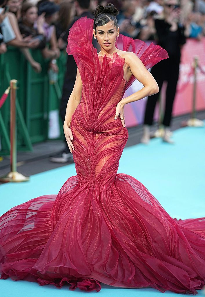 Sarah Engels vertritt Deutschland und nimmt am 10. Mai 2026 in Wien am „Turquoise Carpet“ der Eröffnungsfeier des 70. Eurovision Song Contest auf dem Rathausplatz teil