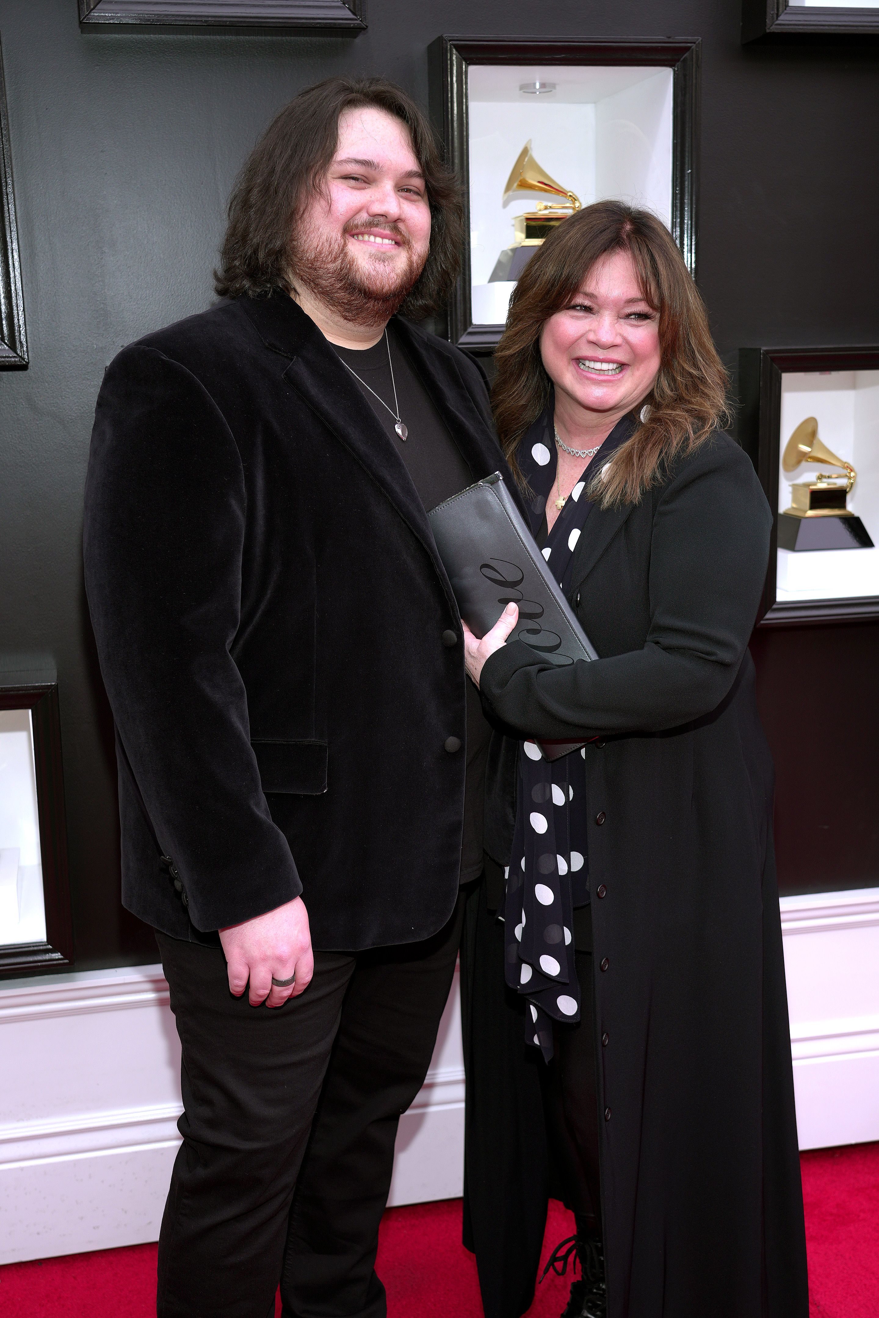 Valerie Bertinelli und Wolfgang Van Halen bei den 64th Annual Grammy Awards im April 2022 | Quelle: Getty Images