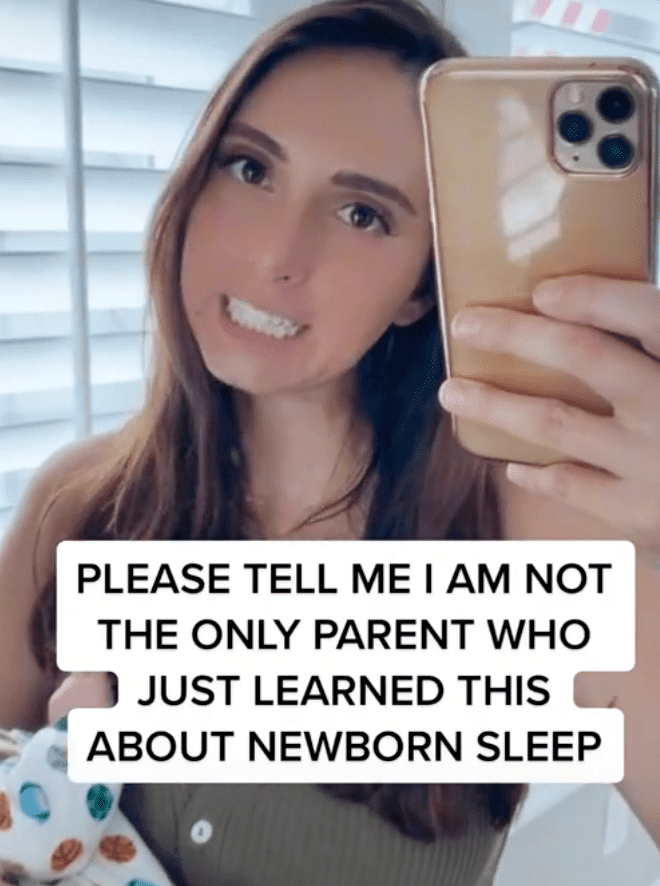 Eine Mutter erzählt Internetnutzern von einem Baby-Tipp, von dem sie wünschte, sie hätte früher davon erfahren. | Quelle: TikTok/hortonlane