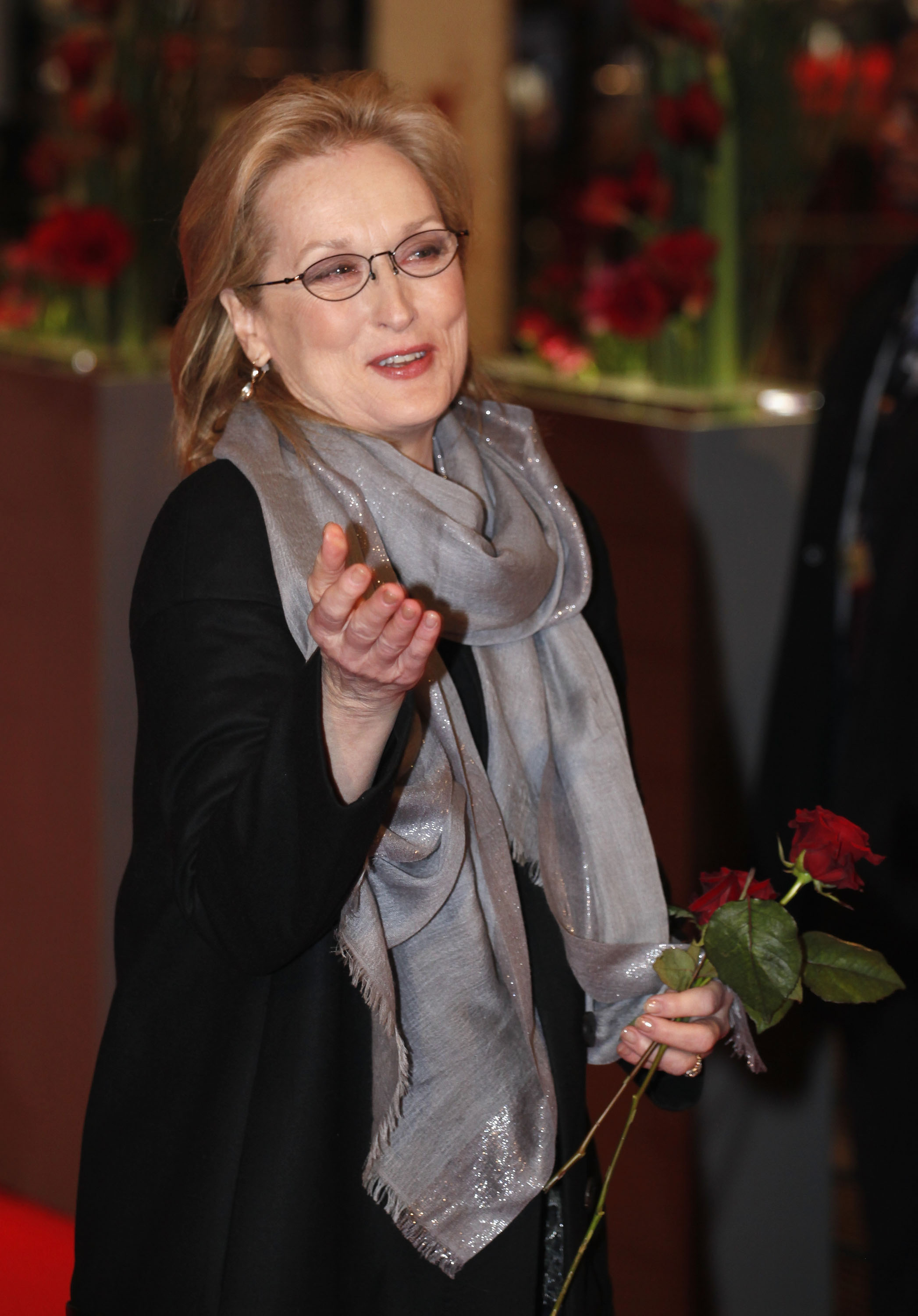 Meryl Streep bei der Premiere von "The Iron Lady" während des sechsten Tages der 62. Internationalen Filmfestspiele Berlin im Berlinale Palast am 14. Februar 2012 in Berlin, Deutschland | Quelle: Getty Images