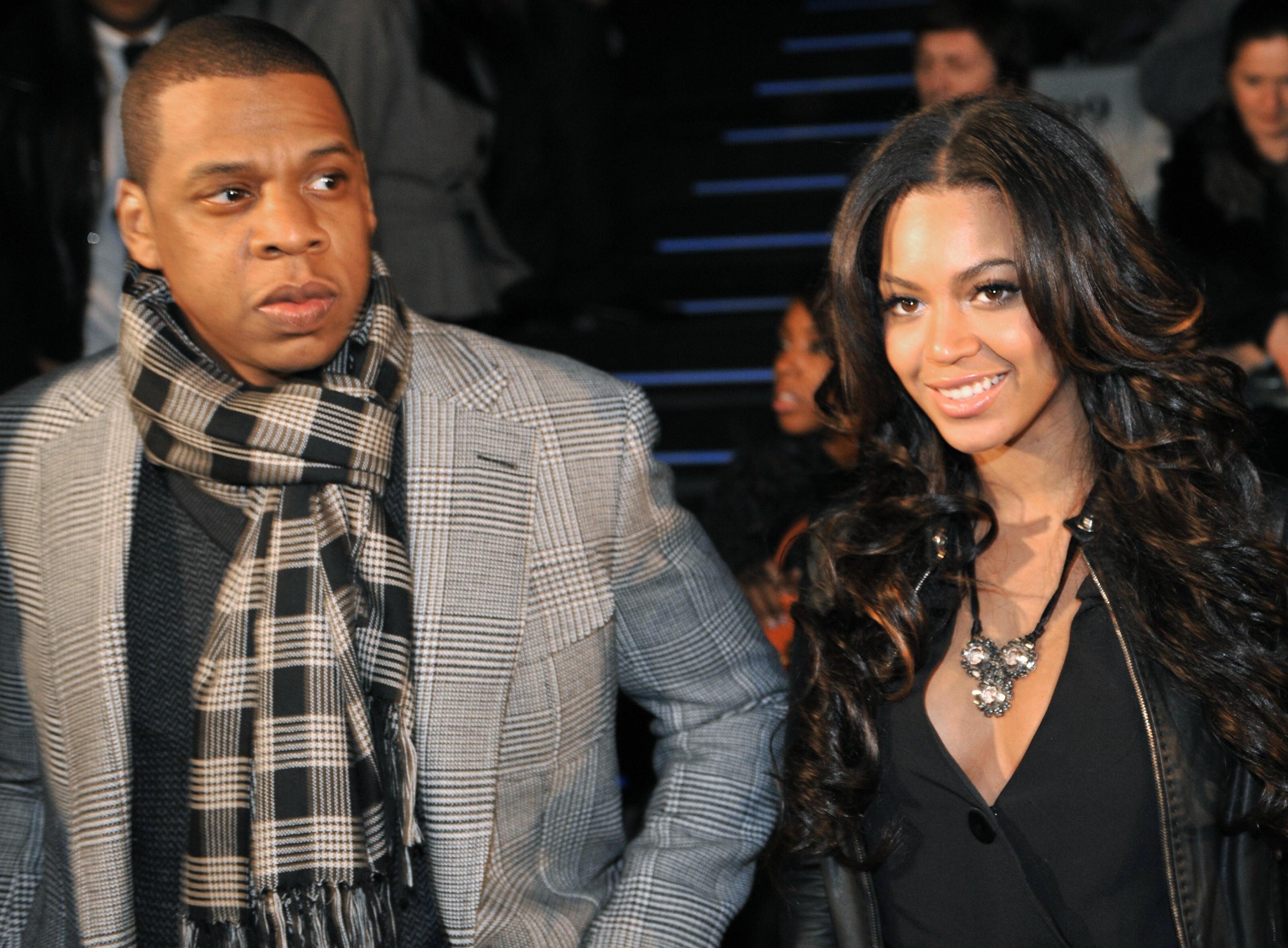 Jay-Z und Beyonce während der Mailänder Modewoche am 13. Januar 2008 in Mailand, Italien | Quelle: Getty Images