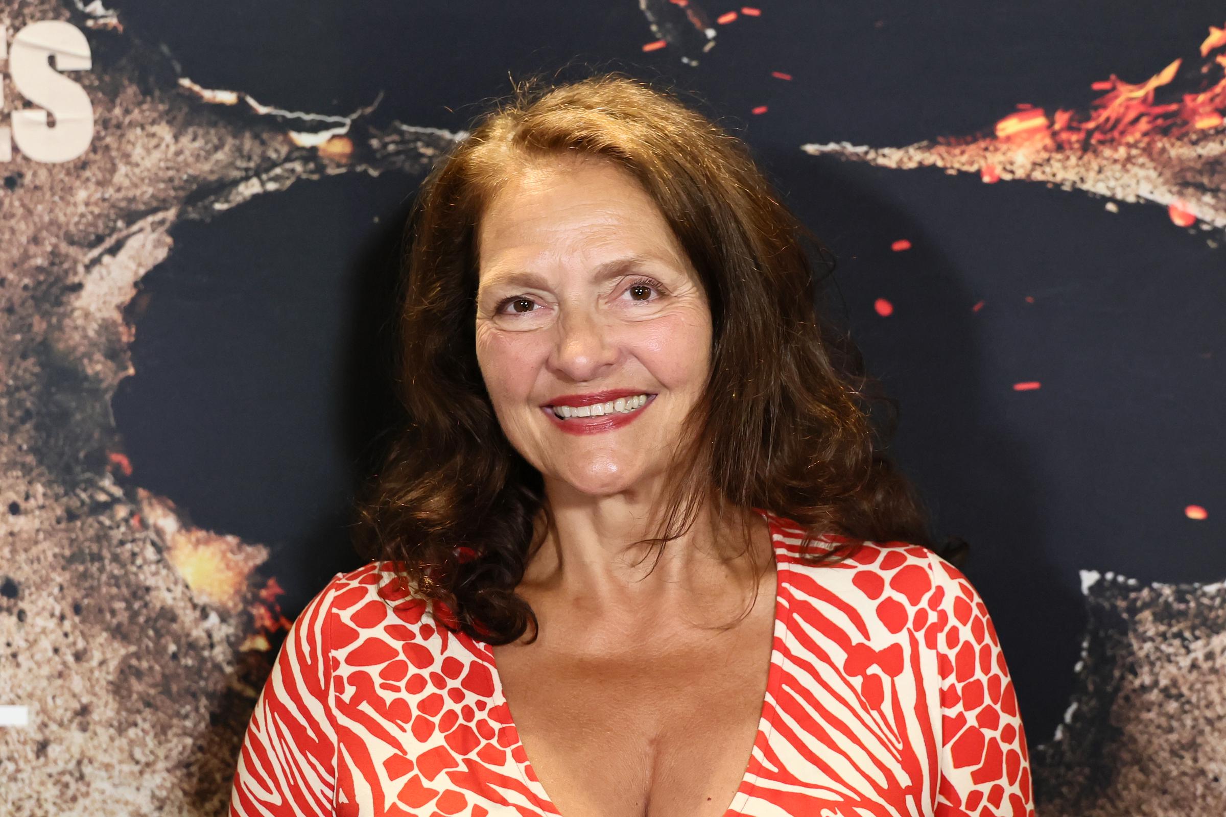 Sie war in den sozialen Medien aktiv. Auf diesem Foto war Aida Turturro zu sehen, als sie