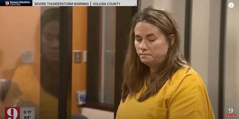 Ein Bildschirmfoto von Kristy Crampton aus einem Video vom 28. Mai 2025. | Quelle: YouTube/WFTV Channel 9