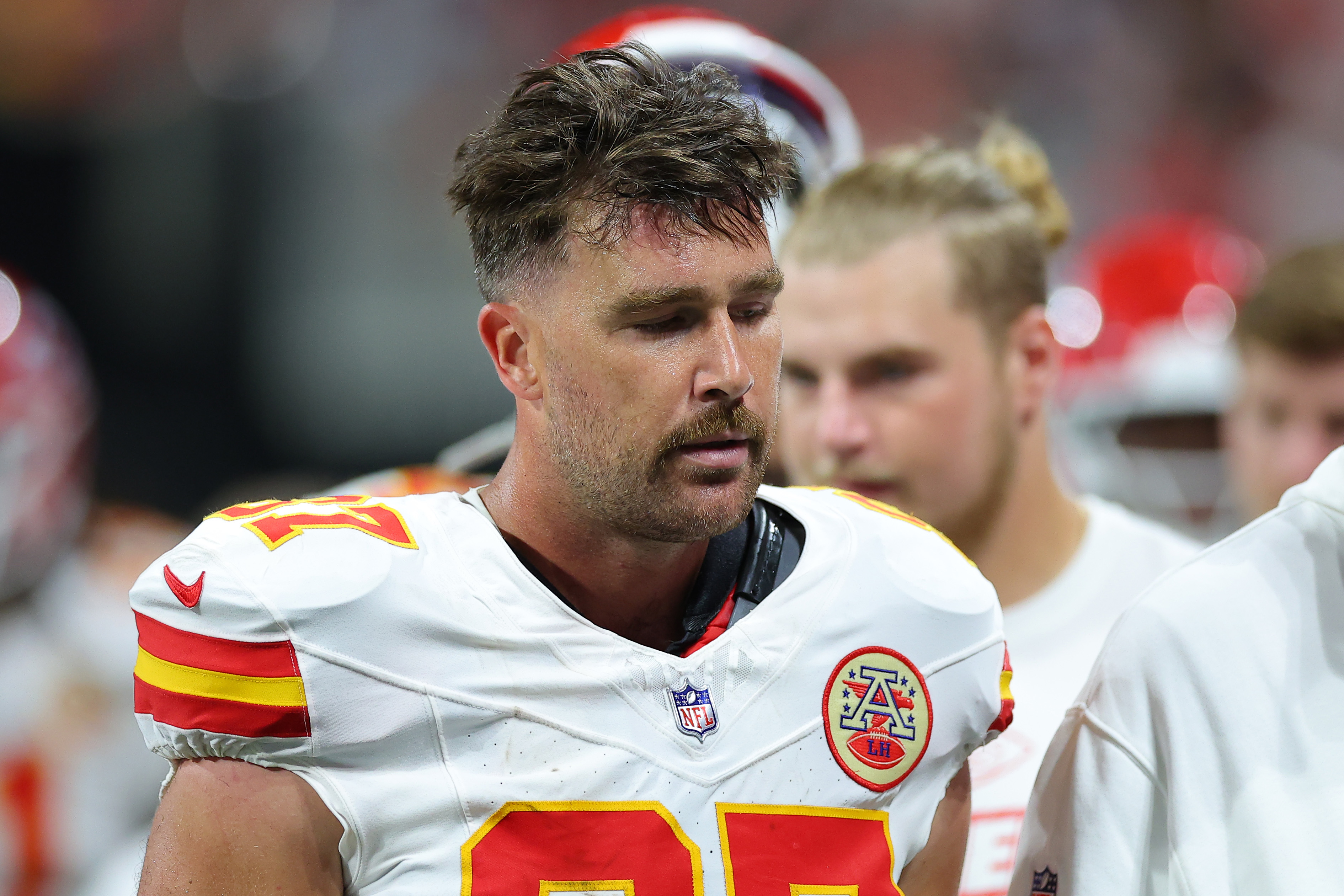 Travis Kelce am 22. September 2024 in Atlanta, Georgia | Quelle: Getty Images