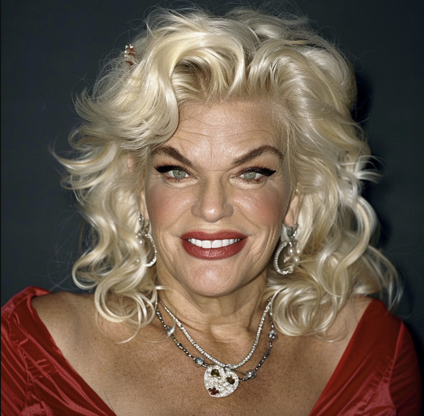 KI-Bild von Anna Nicole Smith im Alter | Quelle: Midjourney