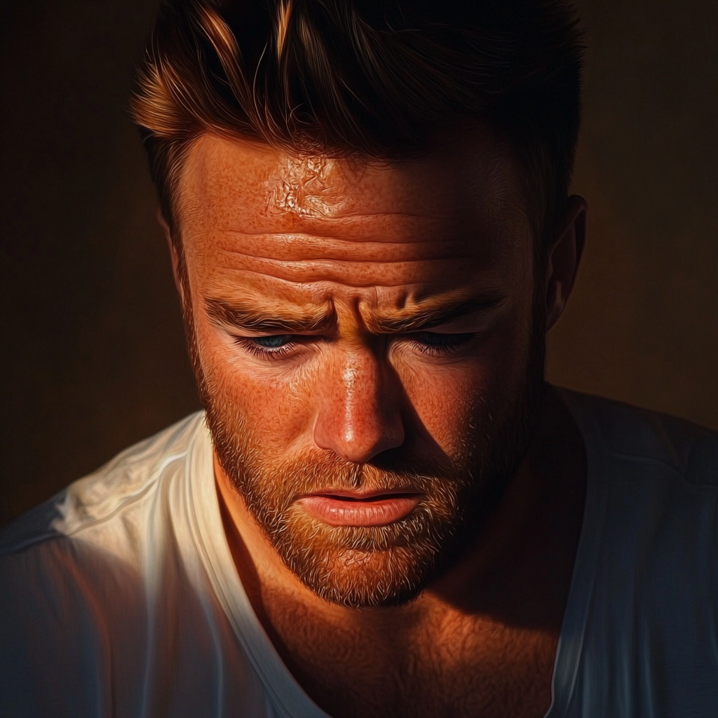 Ein trauriger Mann | Quelle: Midjourney