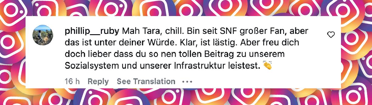 Fans kommentieren die aktuelle Situation | Quelle: https://www.instagram.com/p/DXrd6swiI1s/