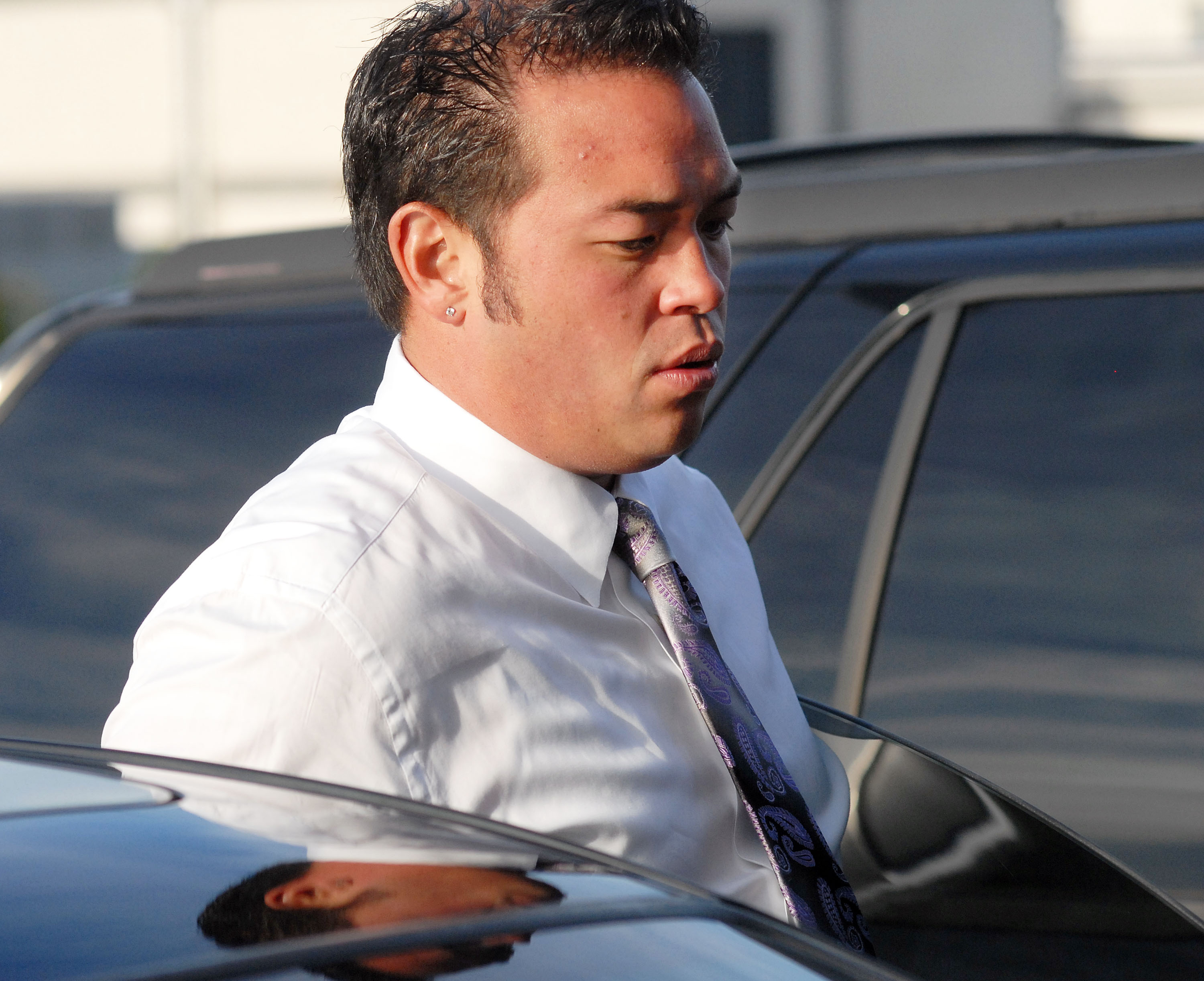 Jon Gosselin verlässt das Montgomery County Courthouse in Norristown, Pennsylvania am 26. Oktober 2009 | Quelle: Getty Images