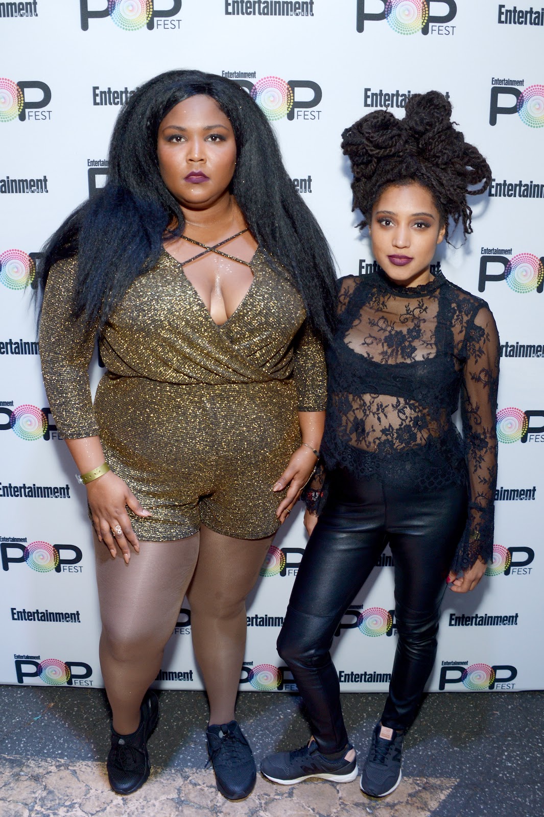 Lizzo und Sophia Eris besuchen das Entertainment Weekly's PopFest am 29. Oktober 2016 in Los Angeles, Kalifornien. | Quelle: Getty Images