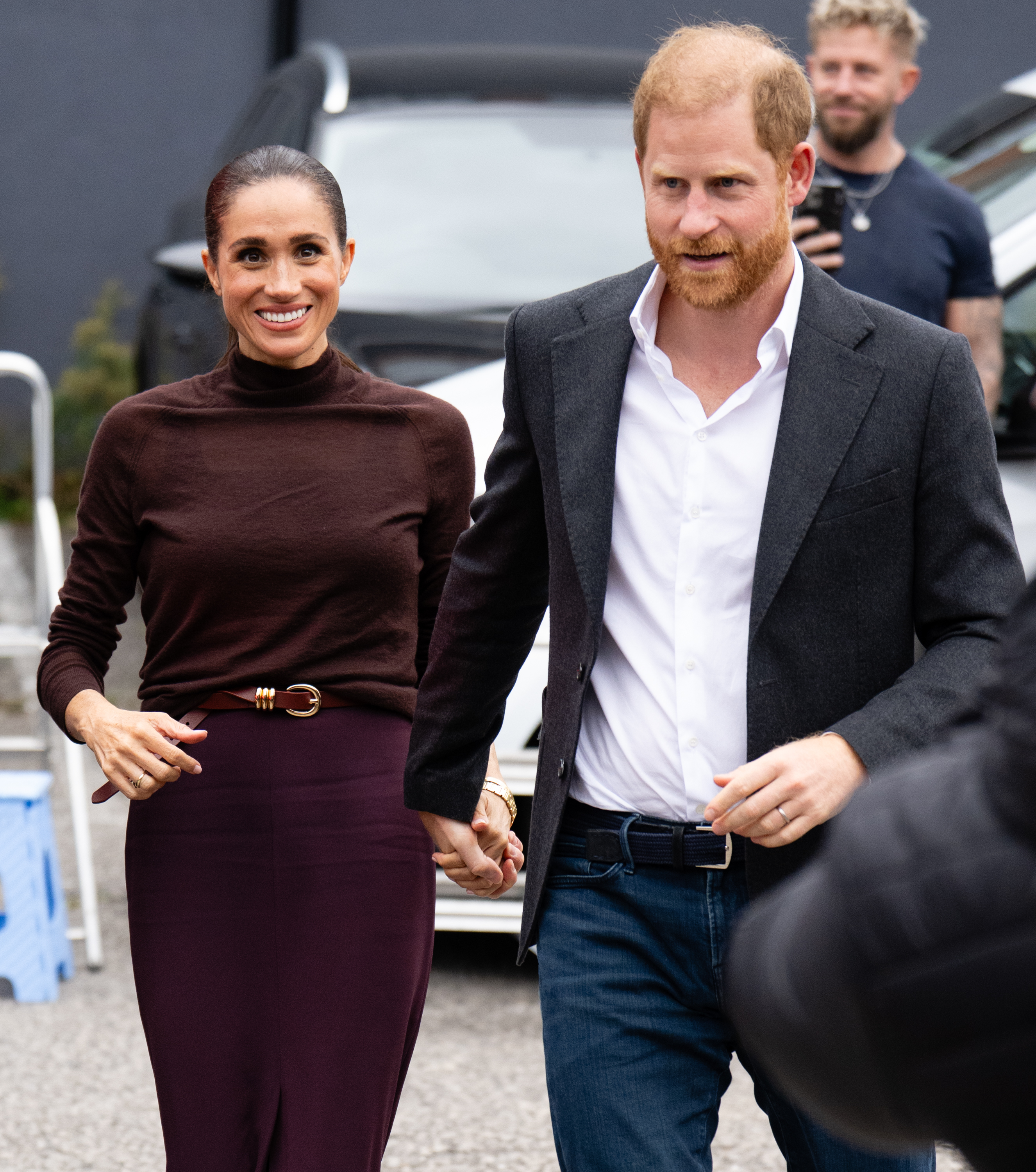 Meghan, Herzogin von Sussex, und Prinz Harry, Herzog von Sussex, bei ihrem Besuch in Nottingham am 15. Oktober 2026 in Nottingham, England. | Quelle: Getty Images