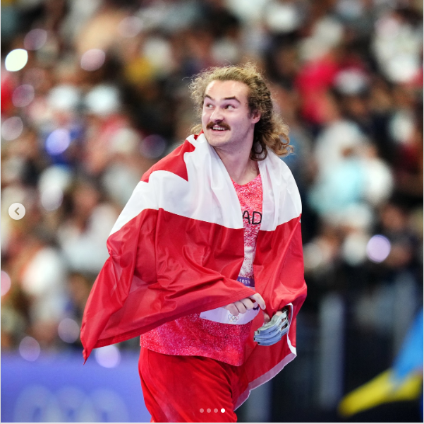 Ein Foto von Olympiasieger Ethan Katzberg, gepostet am 5. August 2024 | Quelle: Instagram/ethankatzberg