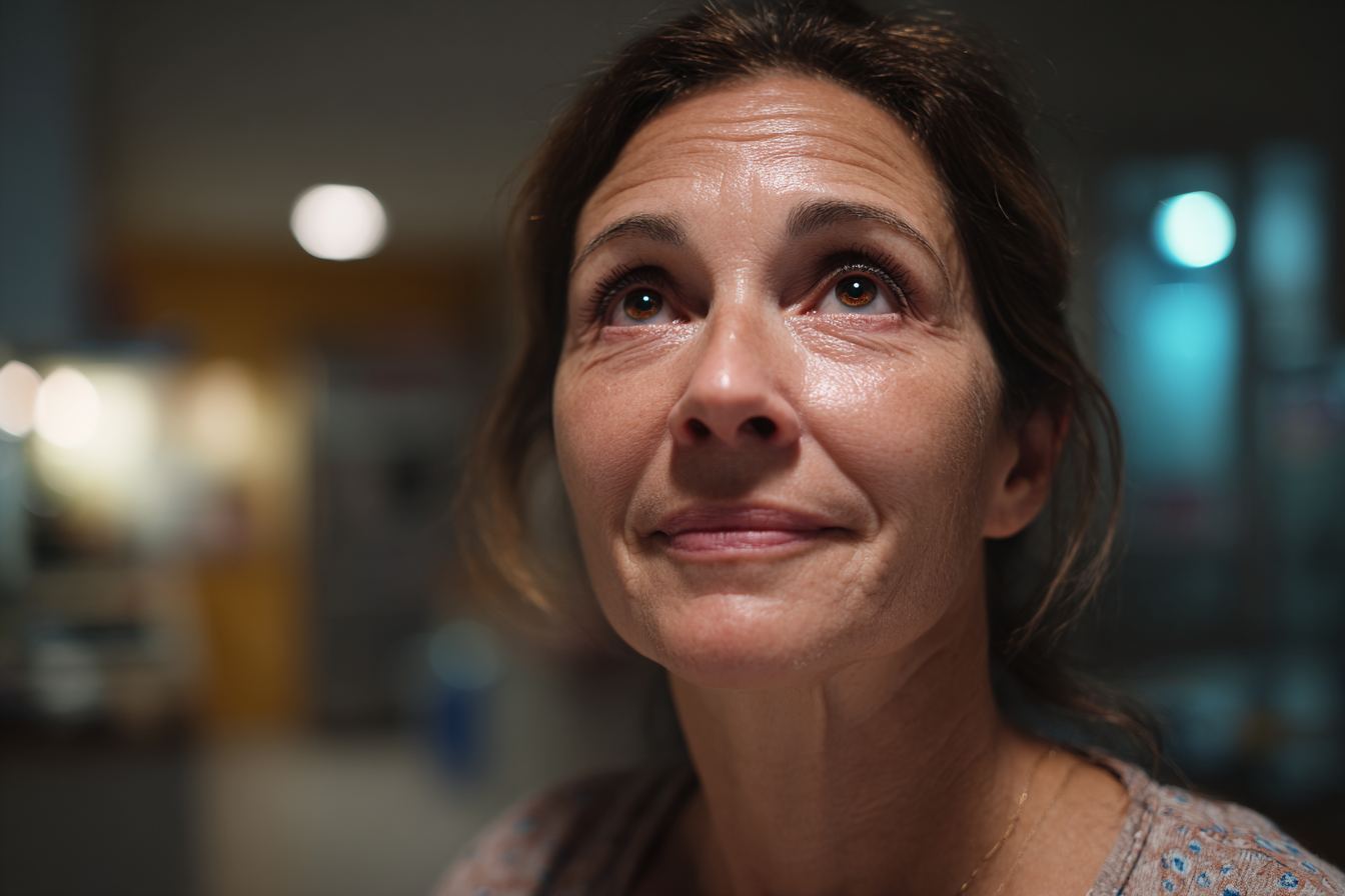 Kobieta rozmawiająca z mężem | Źródło: Midjourney