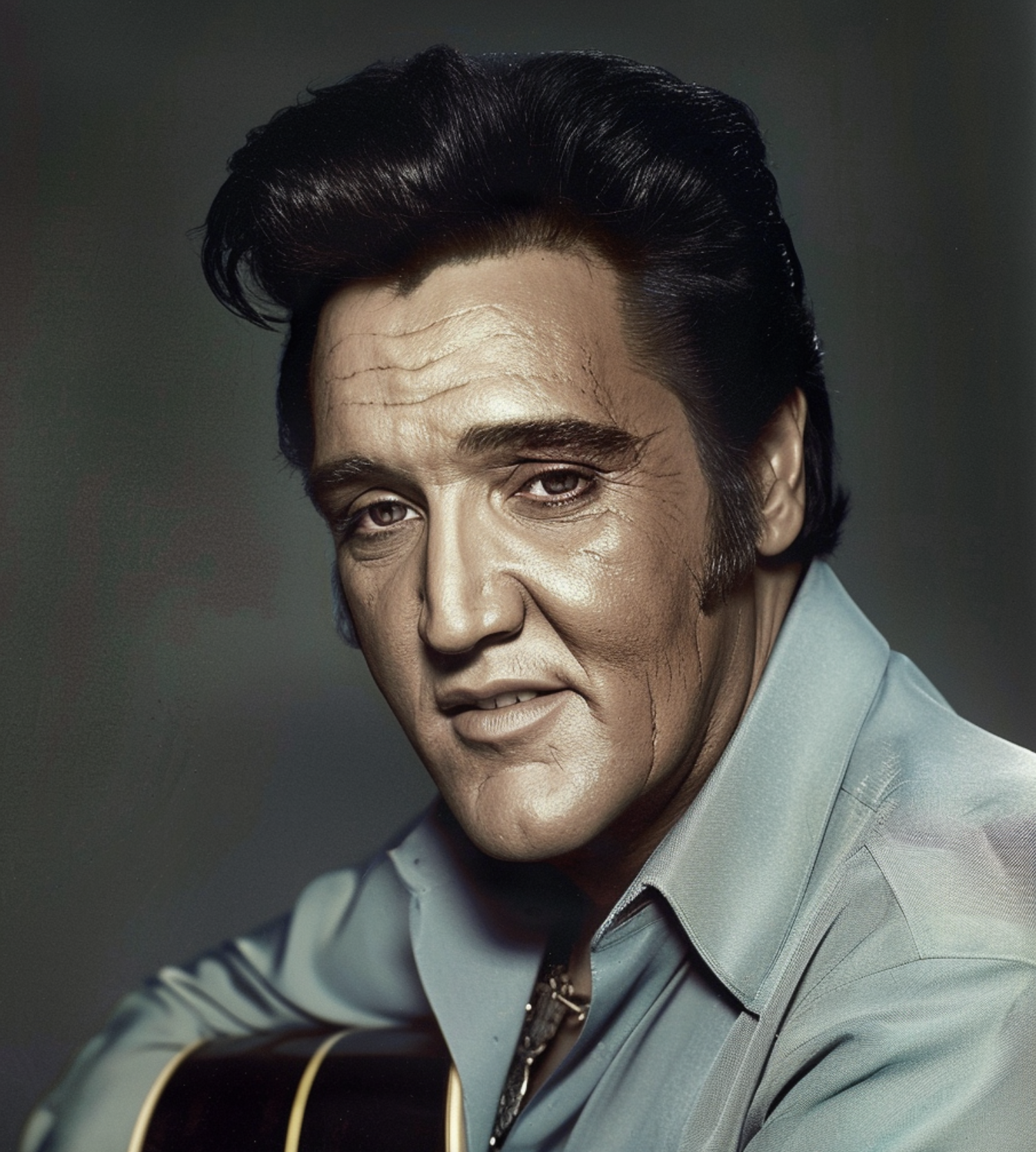 KI-Bild von Elvis Presley im hohen Alter | Quelle: Midjourney