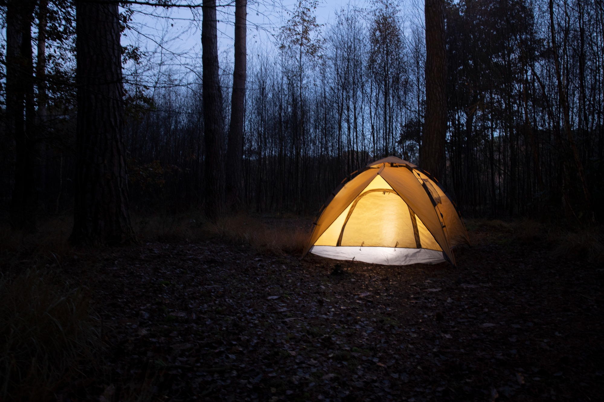 Ein Lager bei Nacht | Quelle: Freepik