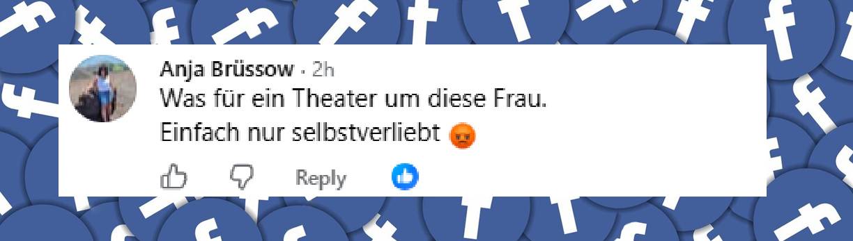 Zwischen Bewunderung und Spott: Die Reaktionen auf Sylvie Meis' Look fallen gespalten aus. | Quelle: facebook.com/photo?fbid=1474430388061628&set=a.612654380905904