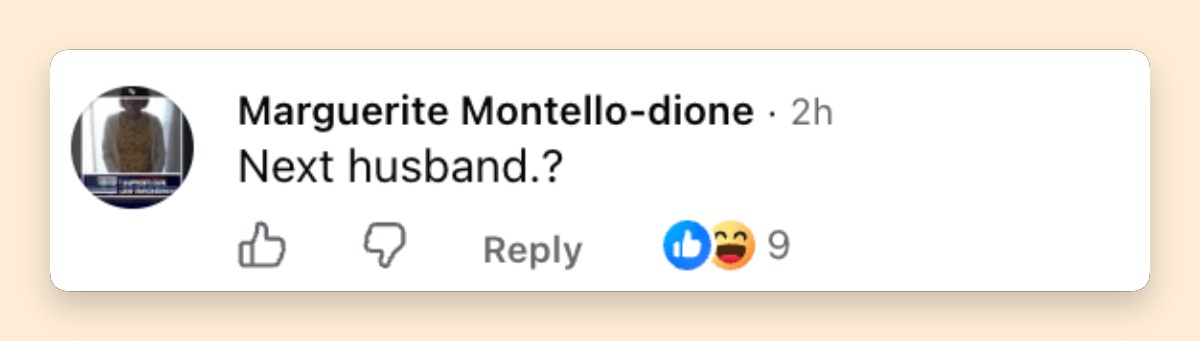 Ein Kommentator in den sozialen Medien blickte bereits über Jennifer Lopez’ angebliche neue Romanze hinaus. Die scherzhafte Frage nach einer Hochzeit zeigte, wie schnell die Spekulationen ins Rollen gekommen waren. | Quelle: Facebook/pagesix