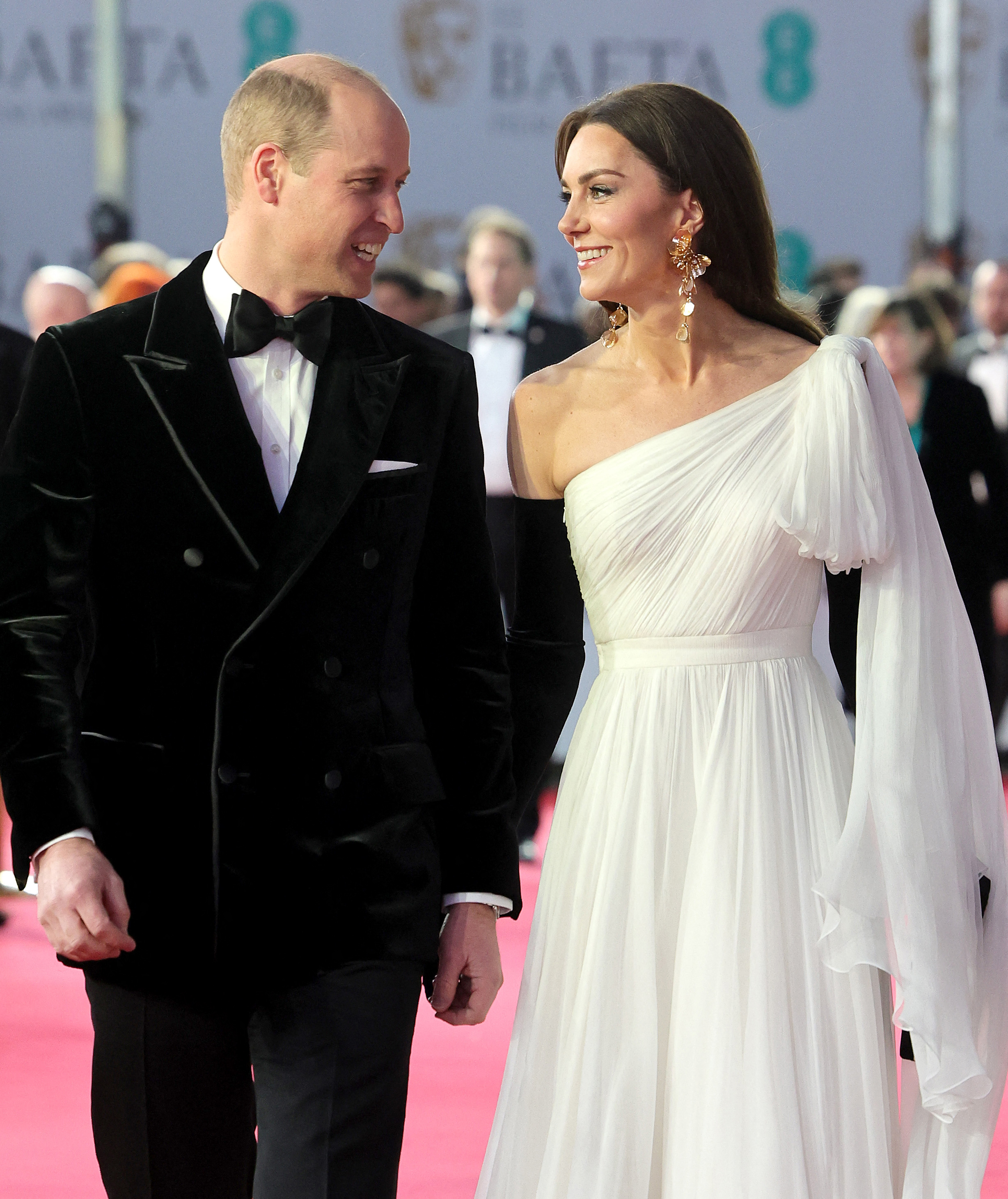 Prinz William und Prinzessin Catherine besuchen die BAFTA British Academy Film Awards am 19. Februar 2023 im Southbank Centre in London. | Quelle: Getty Images