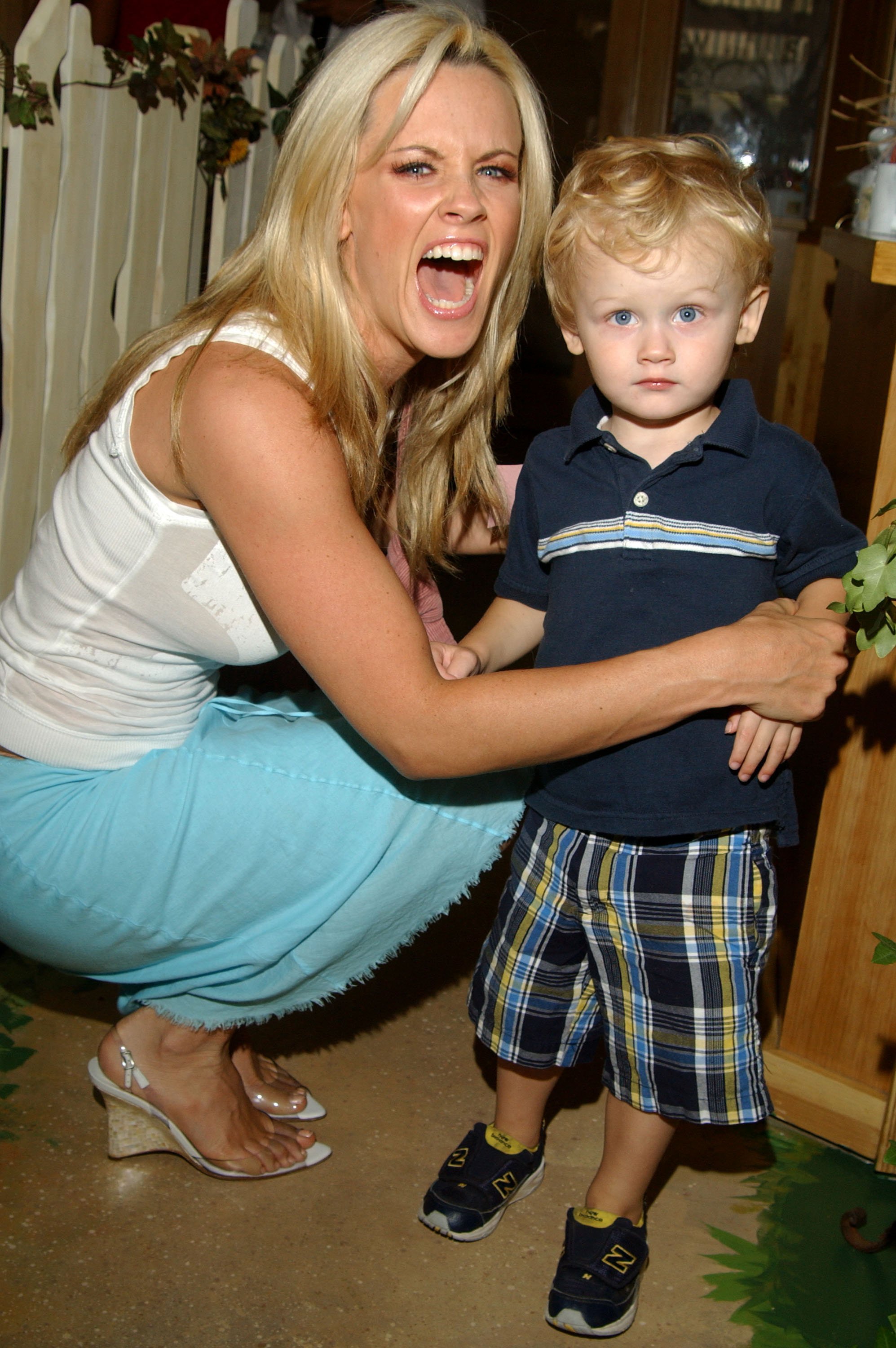 Jenny McCarthy und ihr Sohn Evan Asher | Quelle: Getty Images