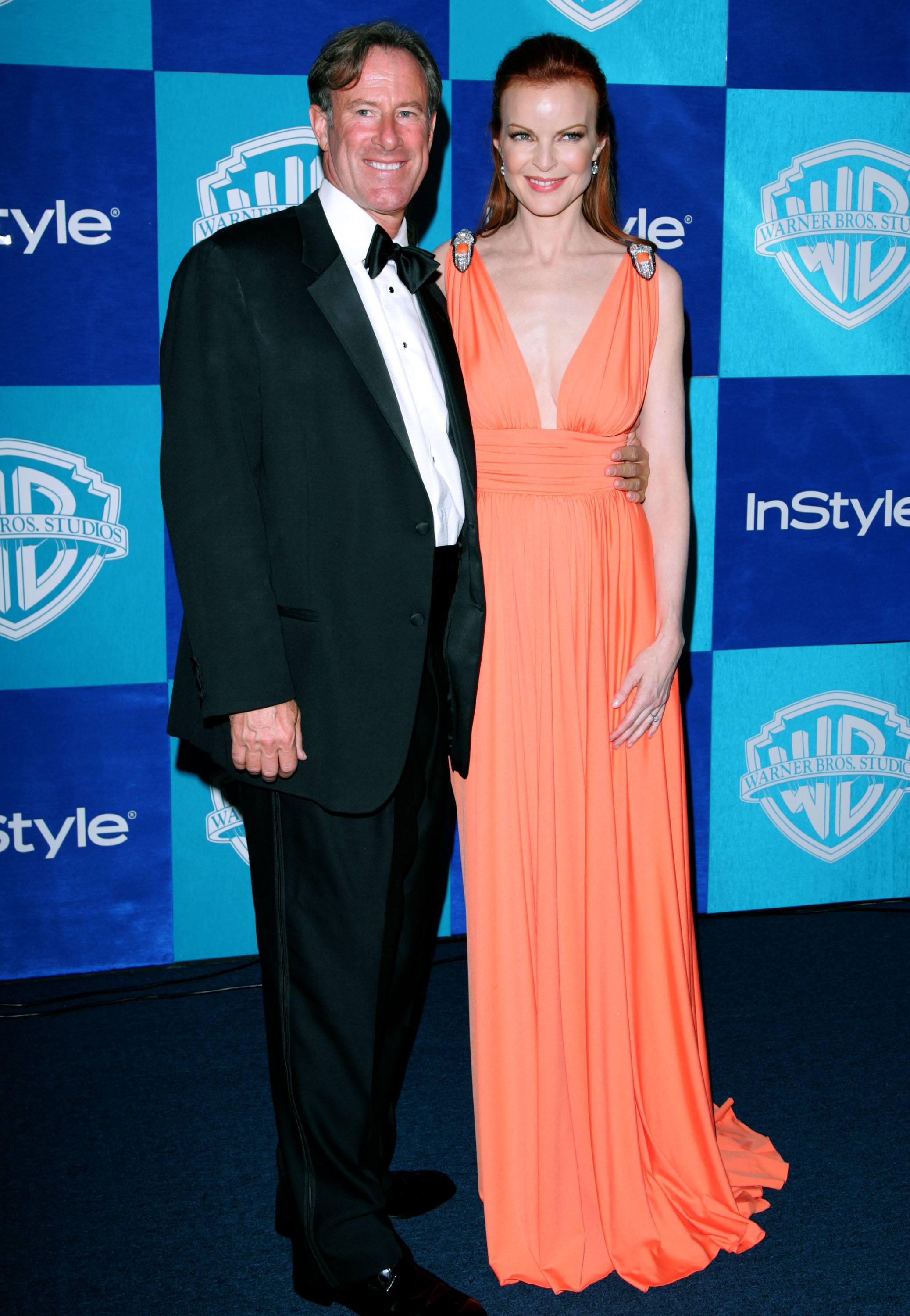 Tom Mahoney und Marcia Cross auf der InStyle und Warner Bros. 2006 Golden Globes After Party in Beverly Hills, Kalifornien. | Quelle: Getty Images