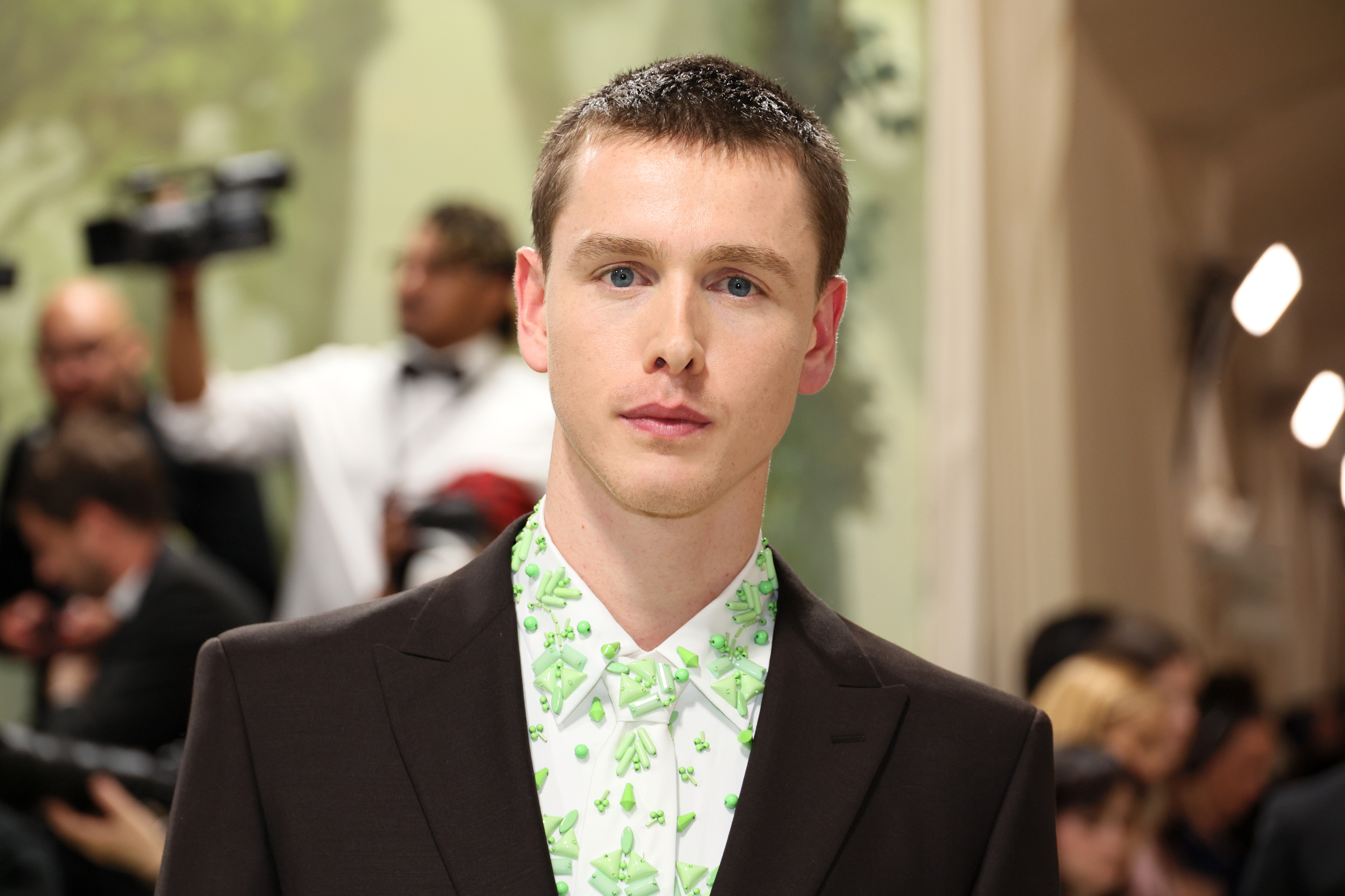 Harris Dickinson besucht die 2024 Met Gala im Metropolitan Museum of Art am 06. Mai 2024 in New York City. | Quelle: Getty Images