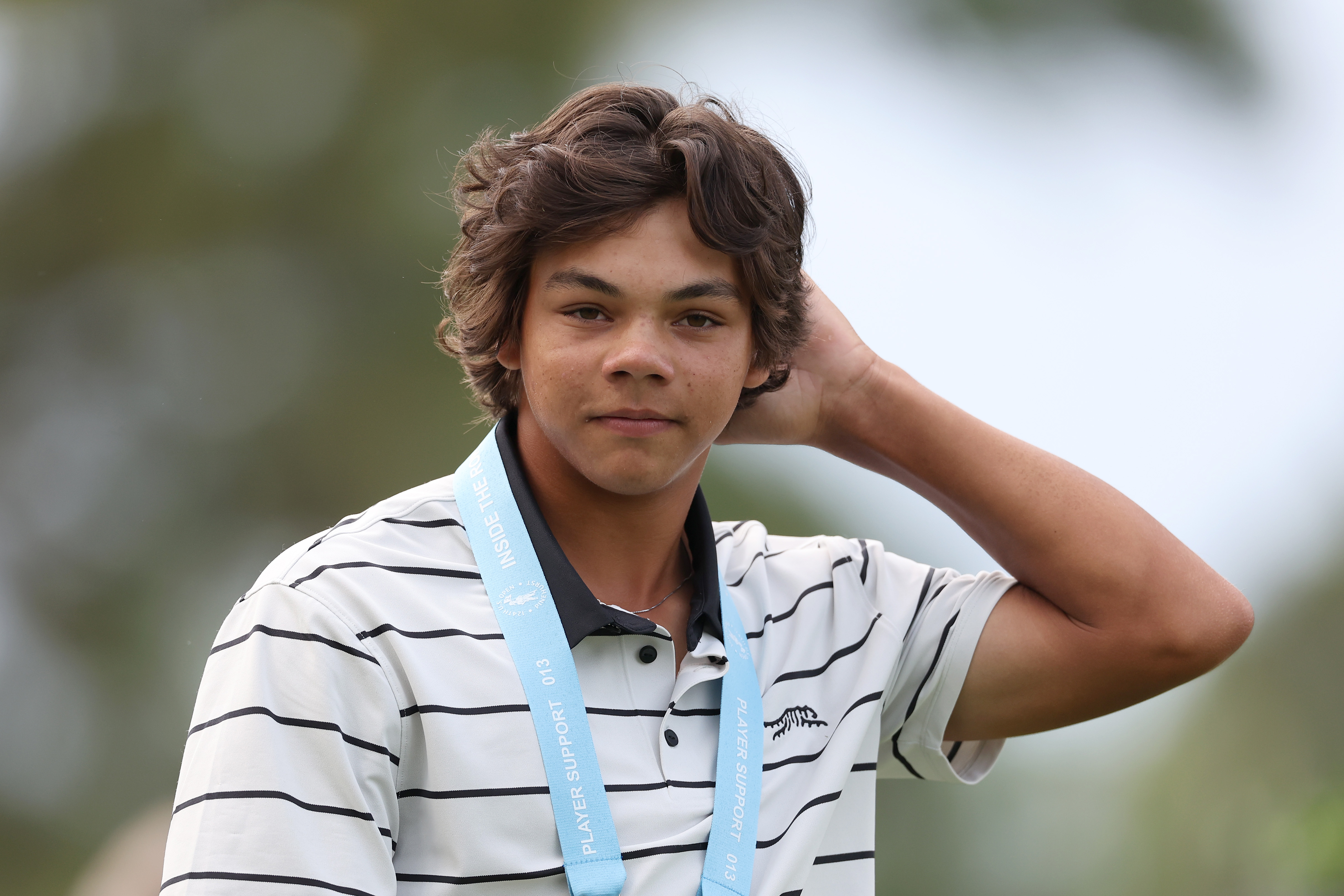 Charlie Woods im Pinehurst Resort in North Carolina am 10. Juni 2024. | Quelle: Getty Images