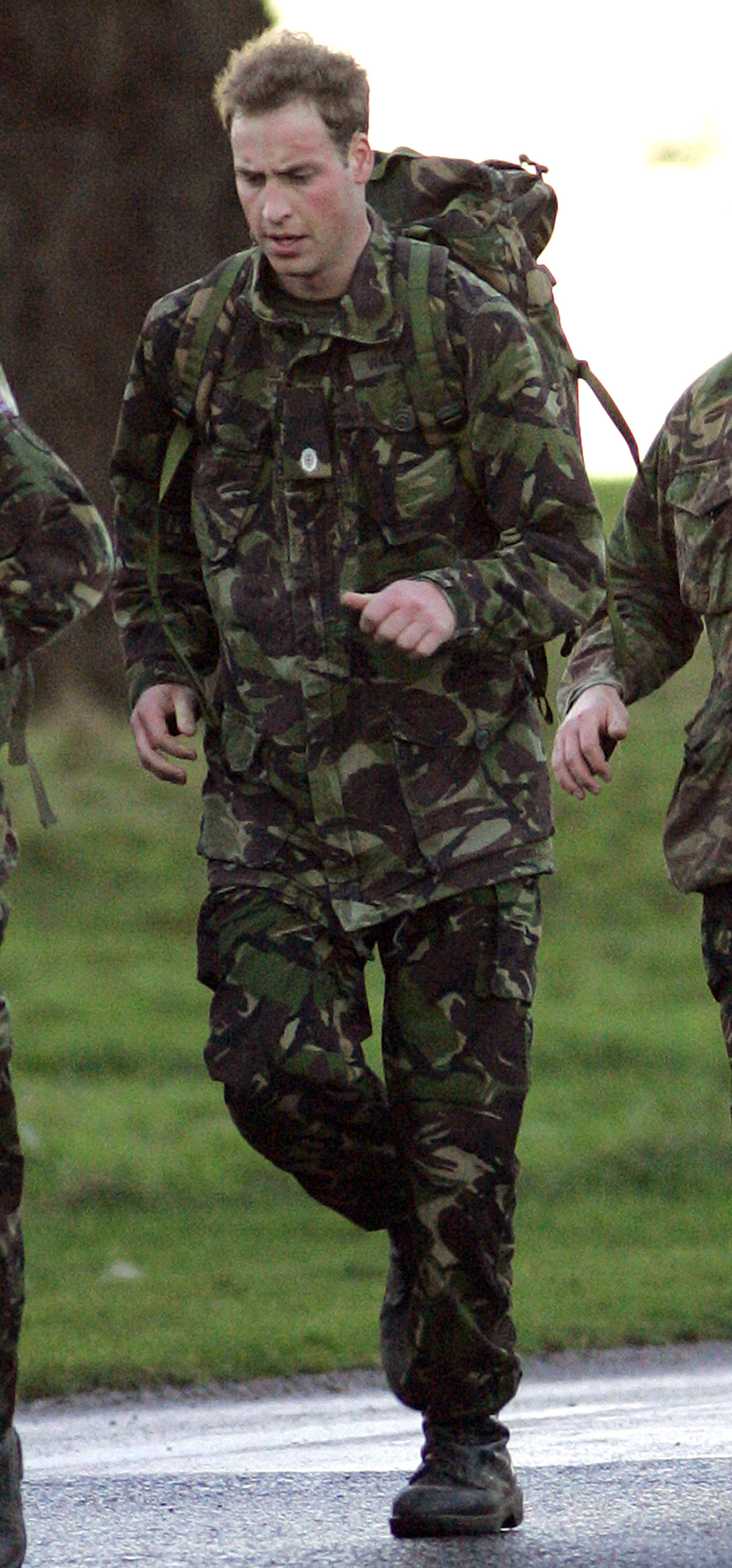 Prinz William bei der Armeeausbildung am 19. Januar 2007 in Windsor, England. | Quelle: Getty Images