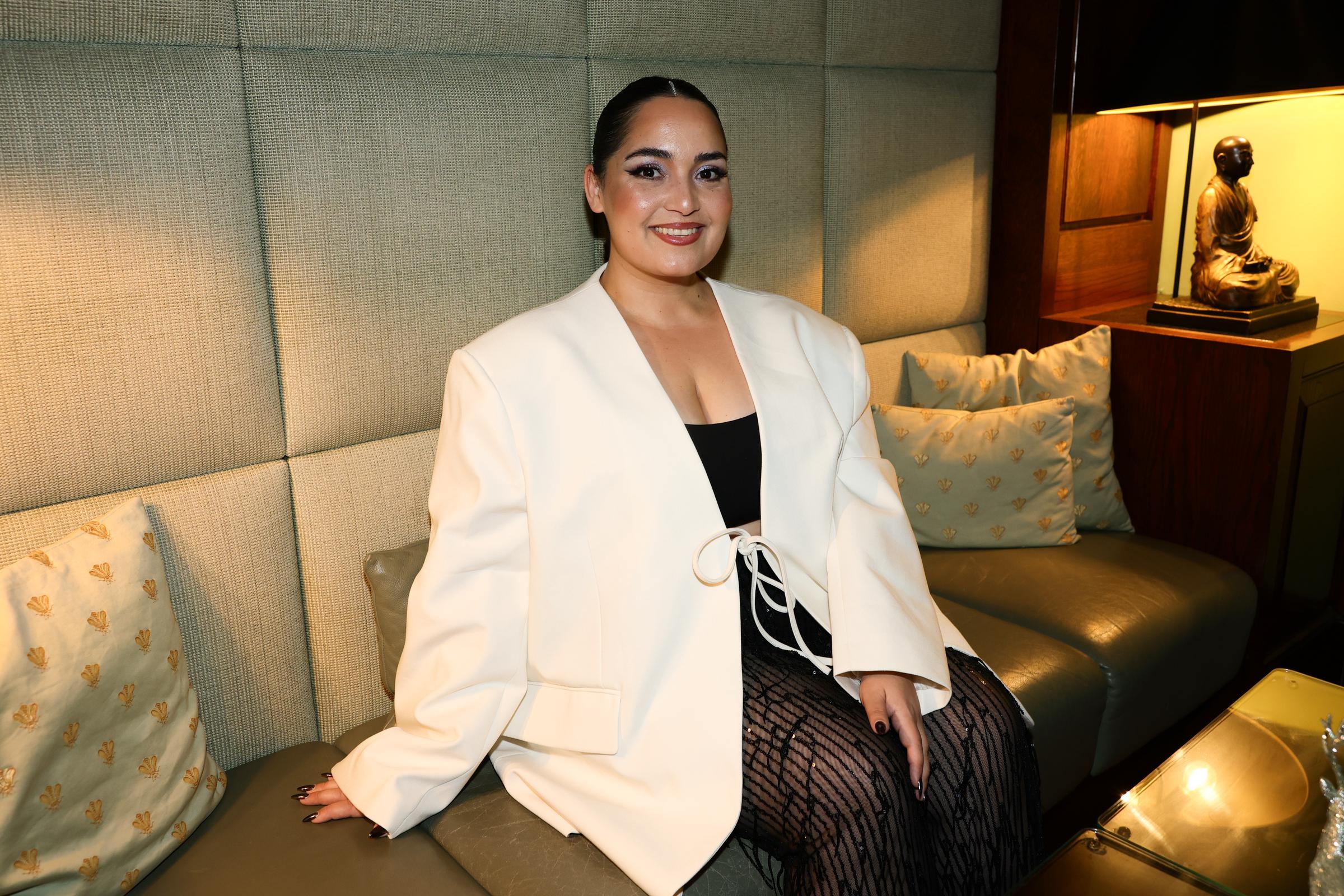 Bahar Kizil nimmt am 22. November 2025 in Essen an der „WoMen on Top“-Weihnachtsausgabe im Schlosshotel Hugenpoet teil | Quelle: Getty Images