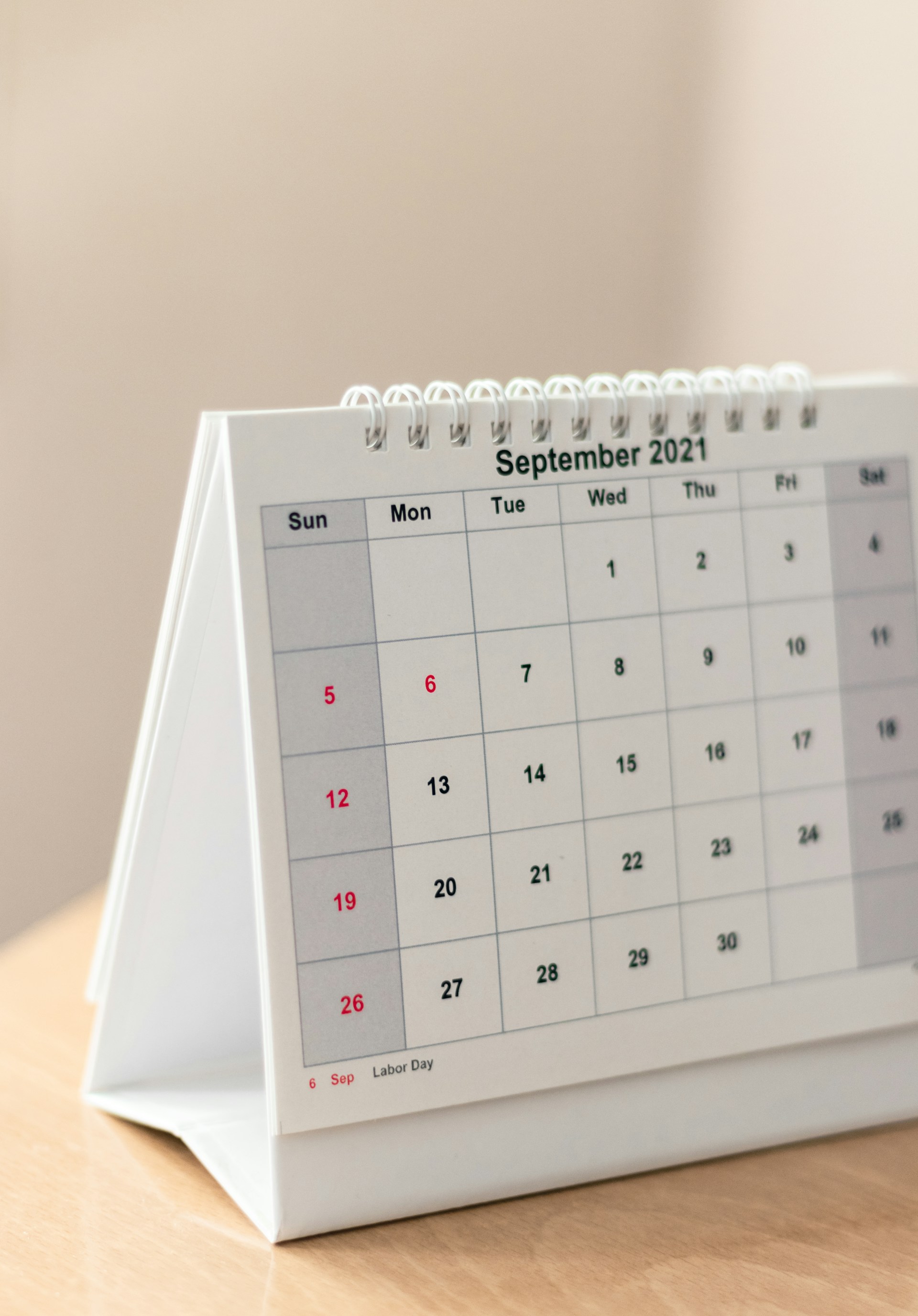 Ein einfacher Kalender | Quelle: Pexels