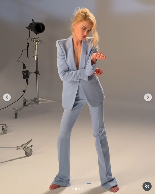 Nicole Kidman posiert für die Vogue in einem Post vom 8. Oktober 2025. | Quelle: Instagram/voguemagazine