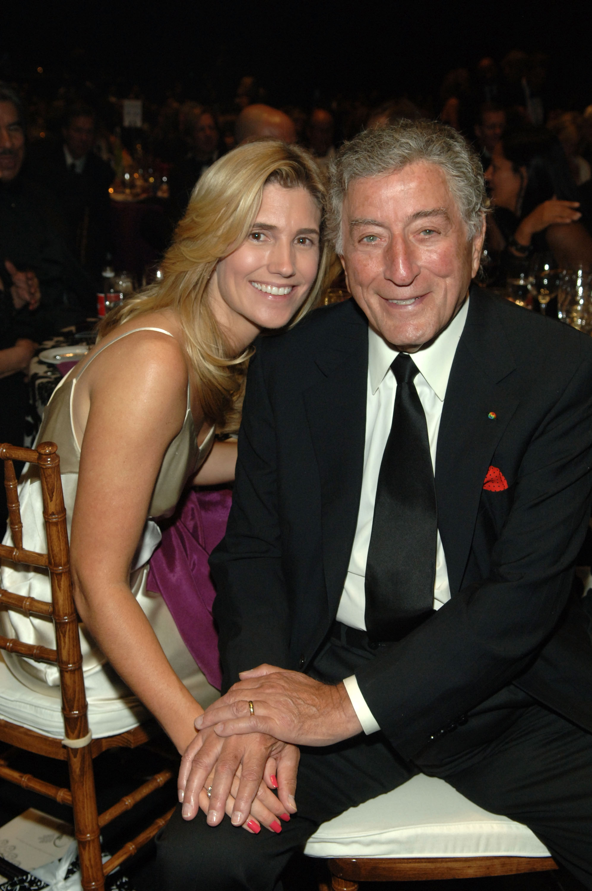 Susan Crow und Tony Bennett beim 12. jährlichen Andre Agassi Grand Slam for Children in der MGM Grand Garden Arena am 6. Oktober 2007 in Las Vegas, Nevada | Quelle: Getty Images