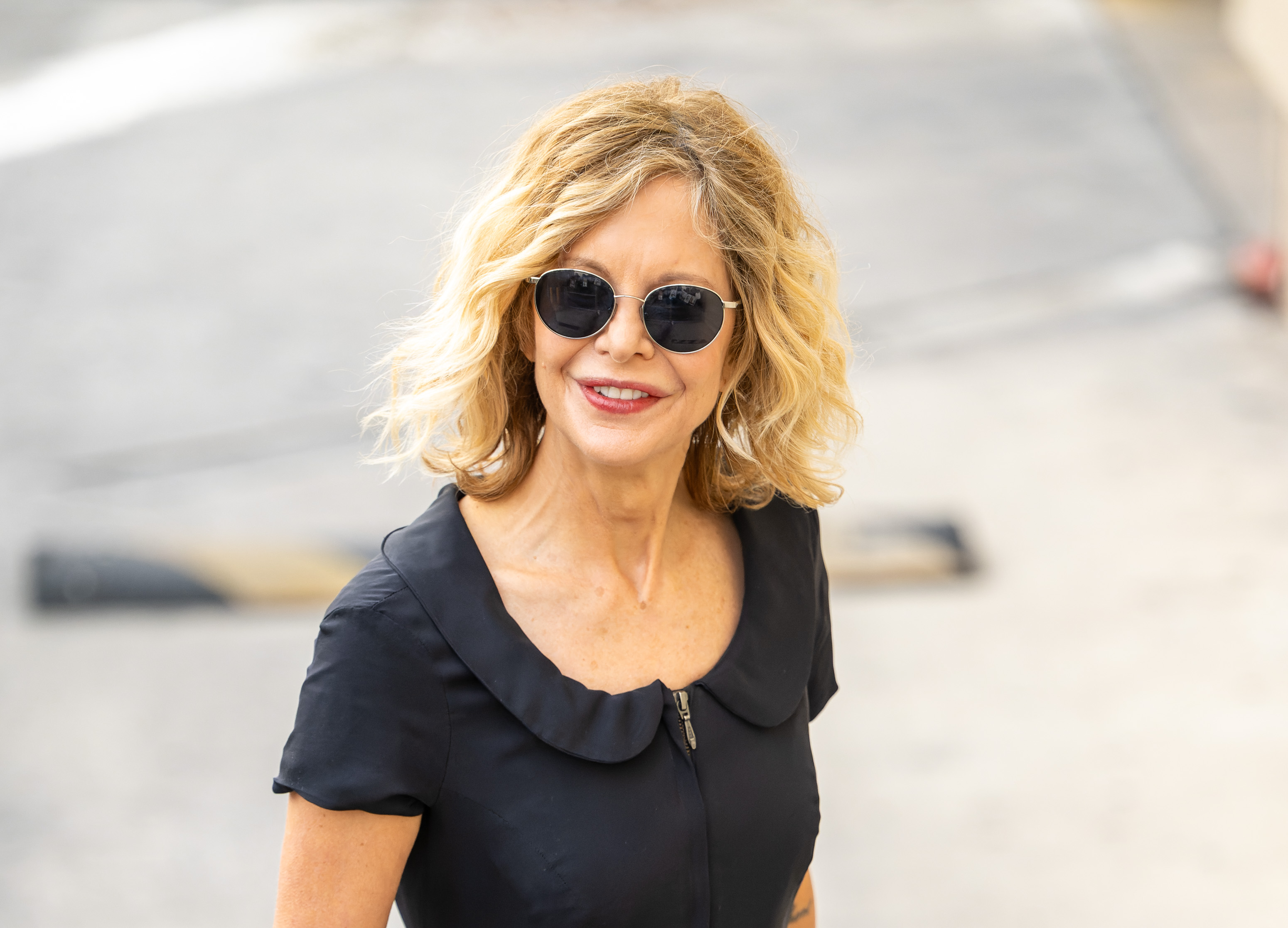 Meg Ryan ist bei "Jimmy Kimmel Live" am 25. Oktober 2023 in Los Angeles, Kalifornien, zu sehen. | Quelle: Getty Images