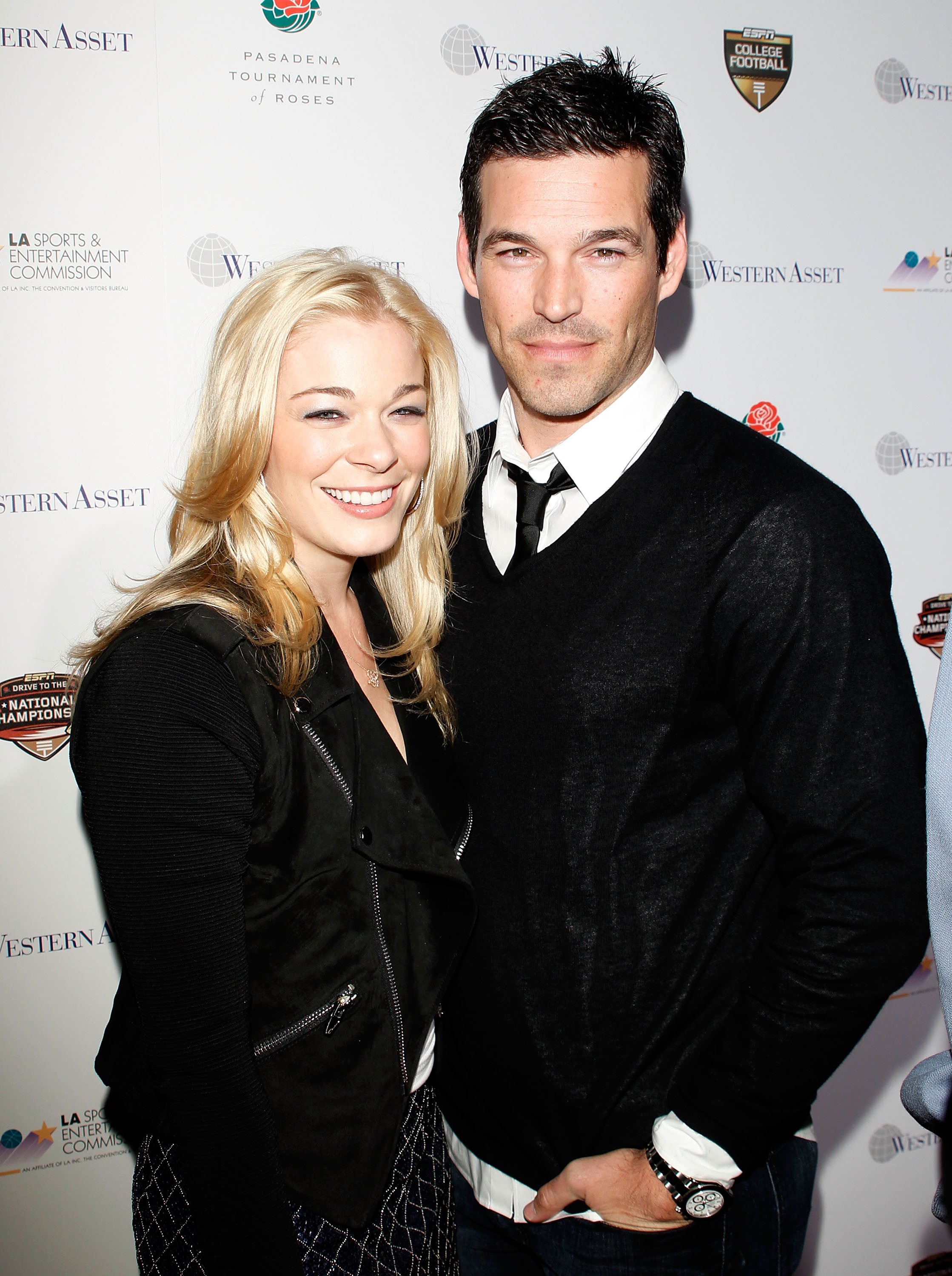 LeAnn Rimes und der Schauspieler bei der offiziellen BCS National Championship Party 2010 am 6. Januar in Pasadena, Kalifornien. | Quelle: Getty Images