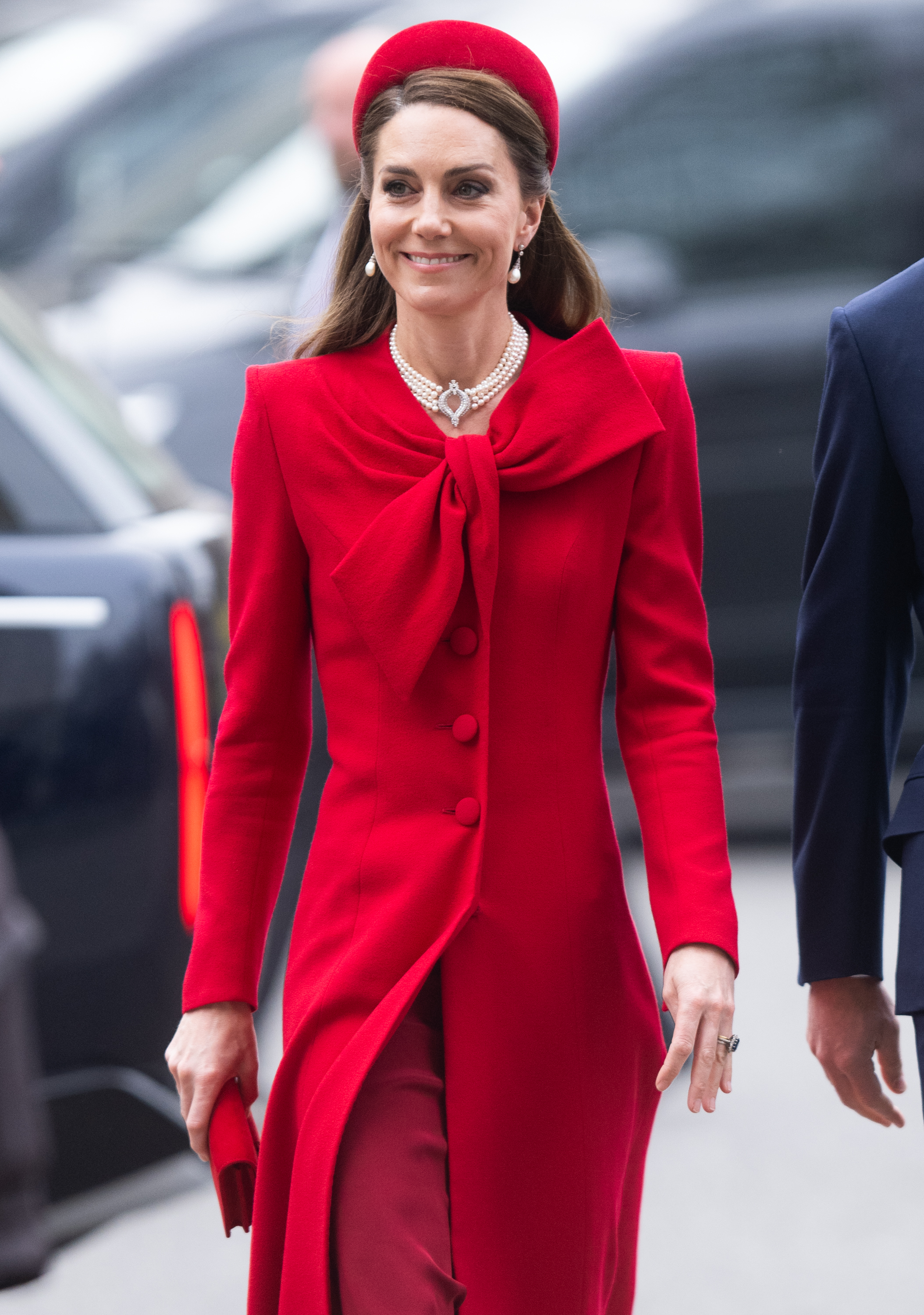 Die Prinzessin von Wales ist bei den Feierlichkeiten zum Commonwealth Day in der Westminster Abbey am 10. März 2025 in London, England, zu sehen: Getty Images