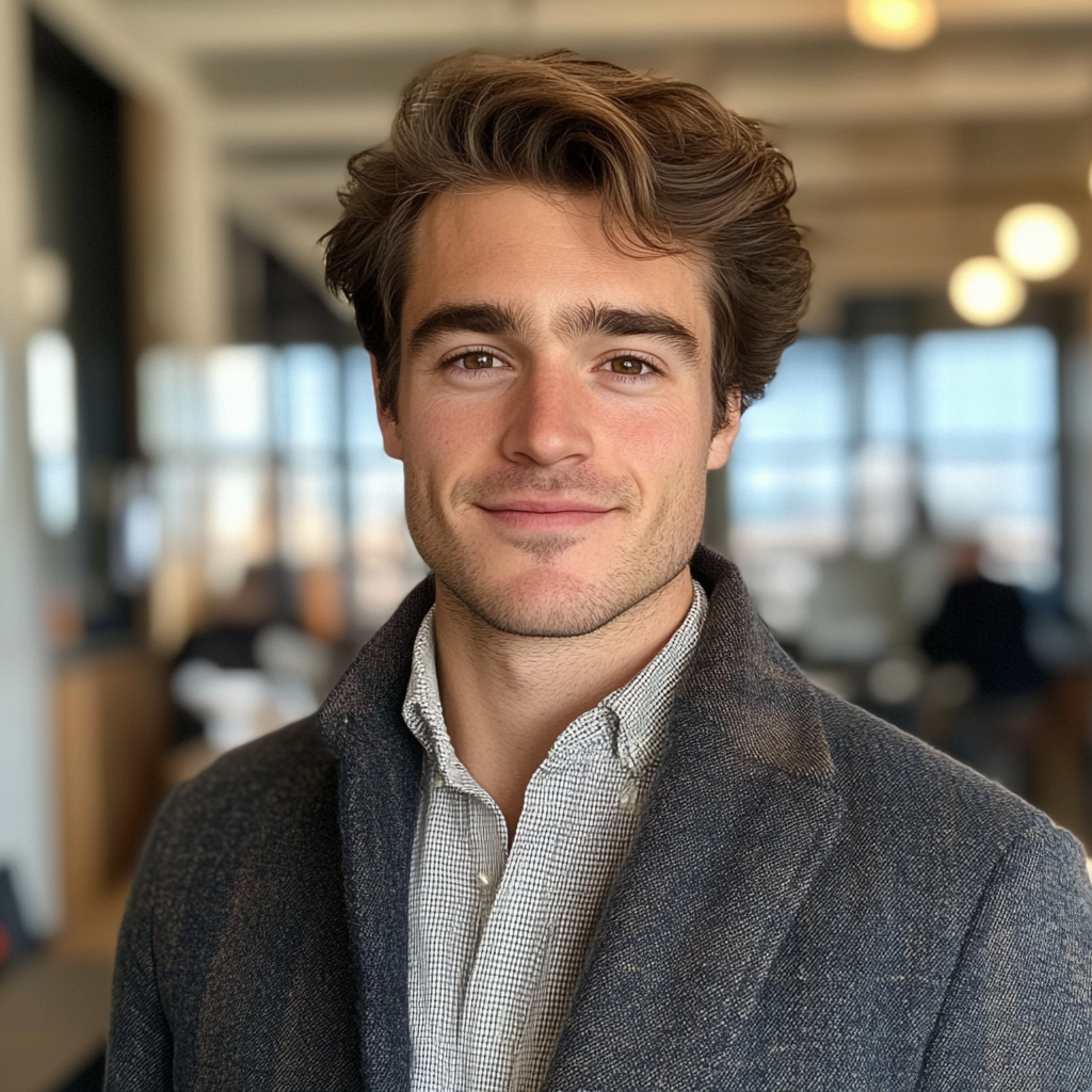 Ein grinsender Mann | Quelle: Midjourney