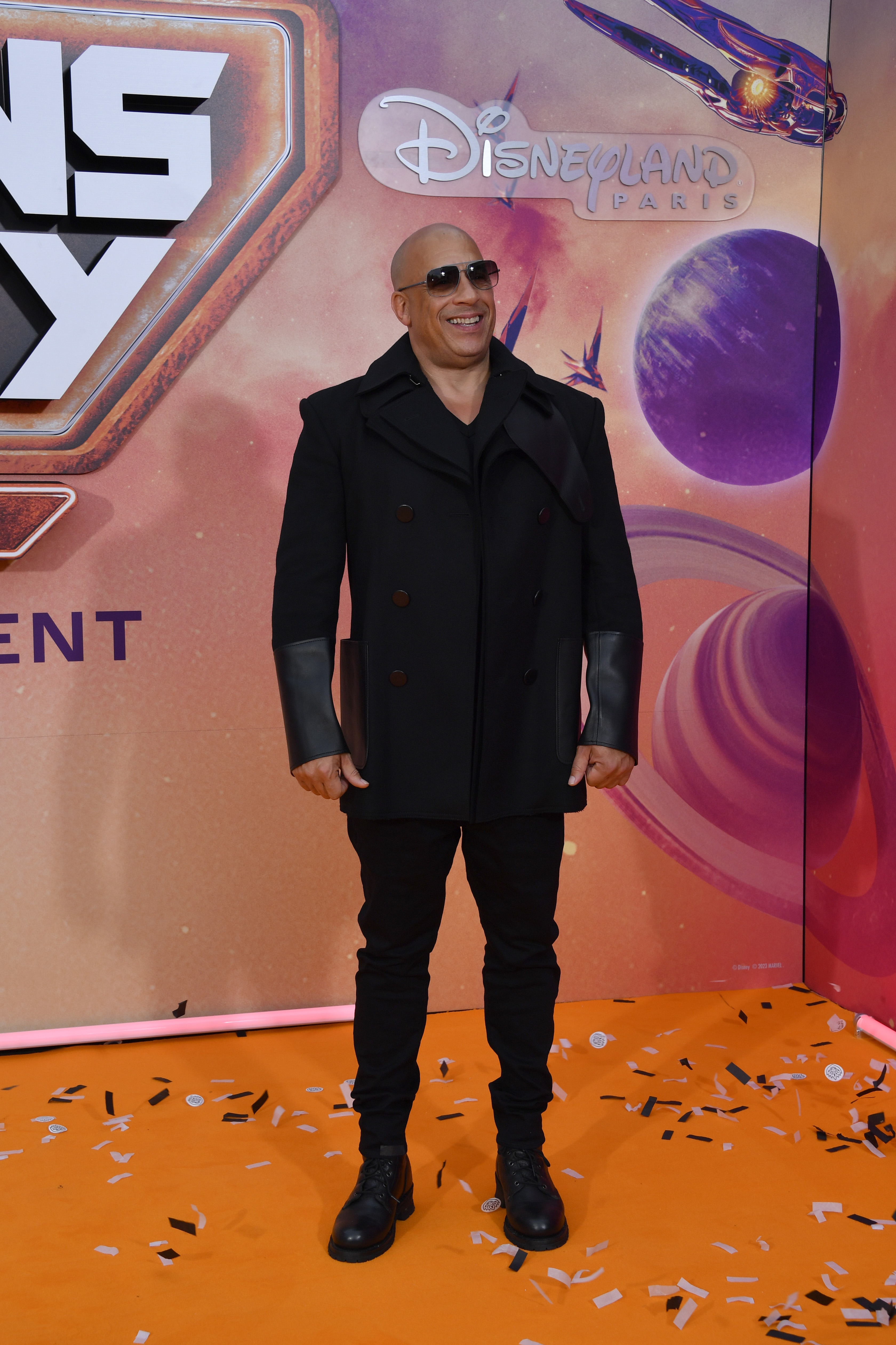 Vin Diesel nimmt an der europäischen Galaveranstaltung von Marvel Studios' "Guardians of the Galaxy. Vol 3" in Paris, Frankreich, am 22. April 2023. | Quelle: Getty Images