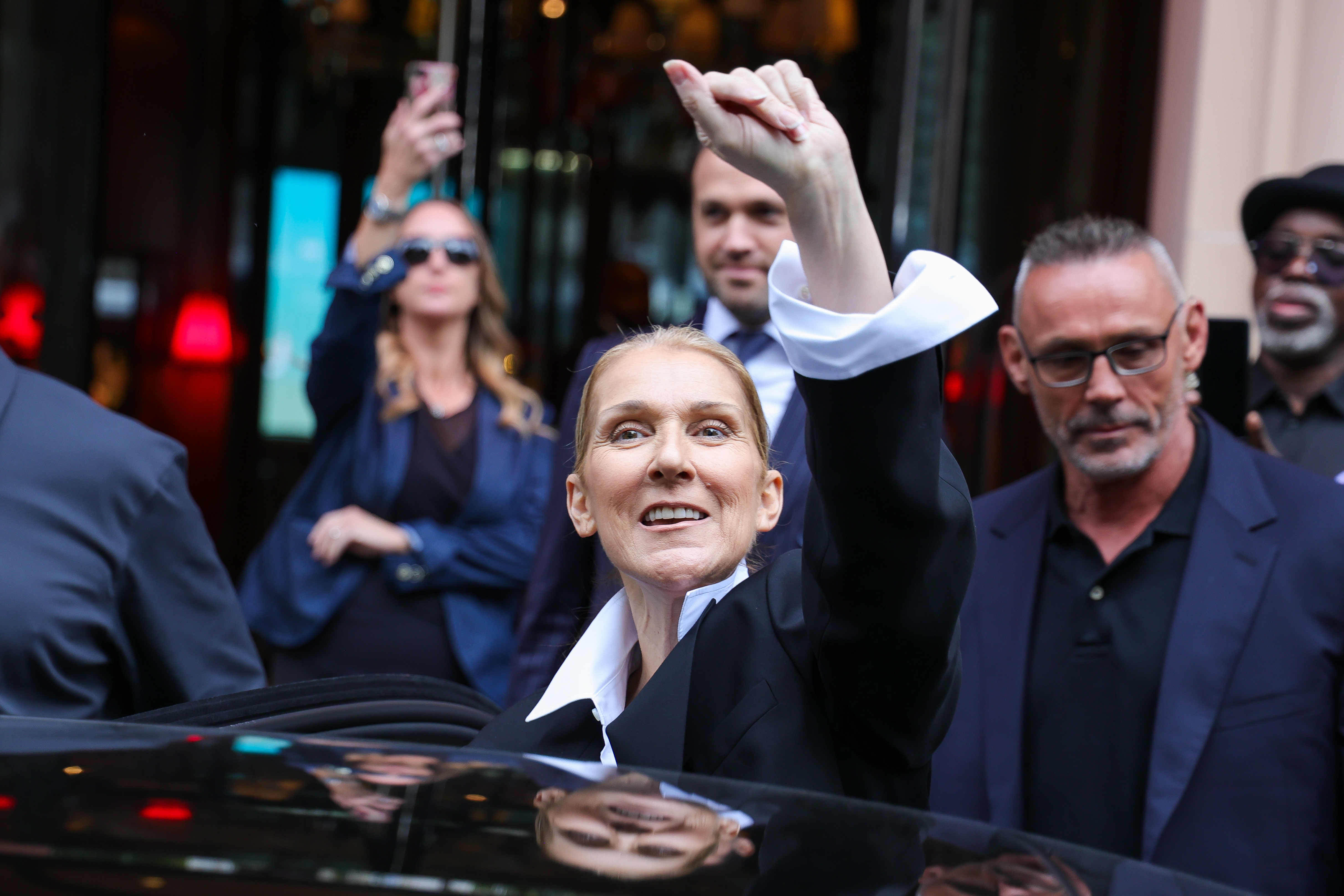 Celine Dion in Paris, Frankreich am 23. Juli 2024 | Quelle: Getty Images