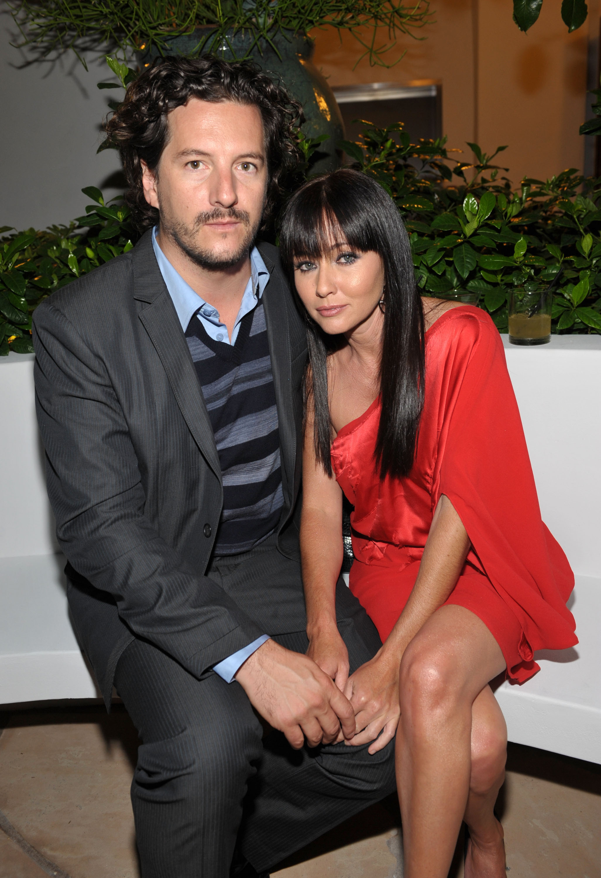 Kurt Iswarienko und Shannen Doherty auf der Entertainment Weekly and Women in Film Pre-Emmy Party in West Hollywood, Kalifornien am 17. September 2009 | Quelle: Getty Images