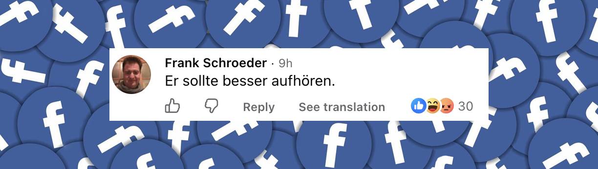 Einige Fans reagierten kritisch | Quelle: Facebook