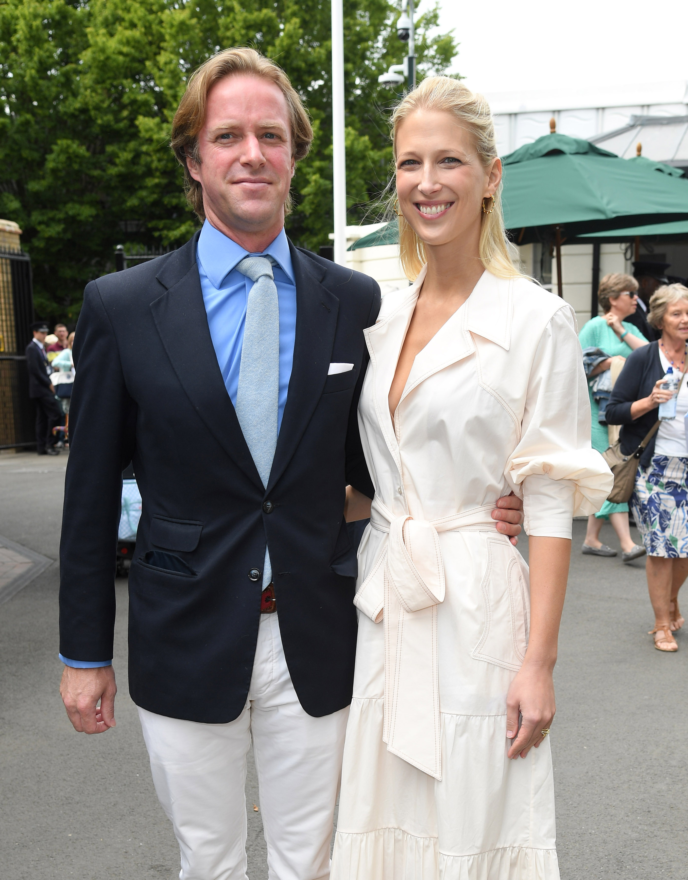 Thomas Kingston und Lady Gabriella Windsor im All England Lawn Tennis and Croquet Club am 09. Juli 2019 in London, England. | Quelle: Getty Images