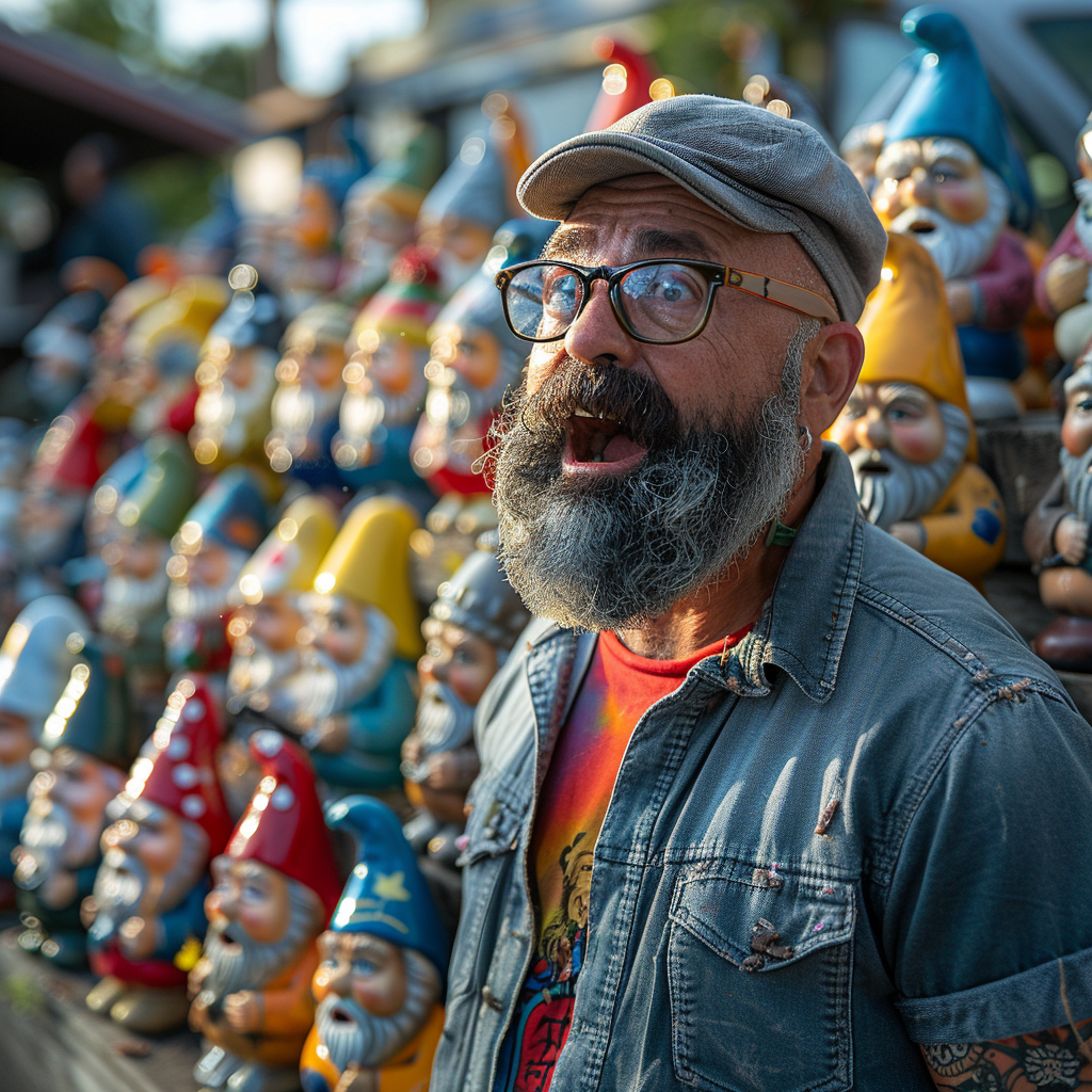 Jeff schreit vor Empörung | Quelle: Midjourney