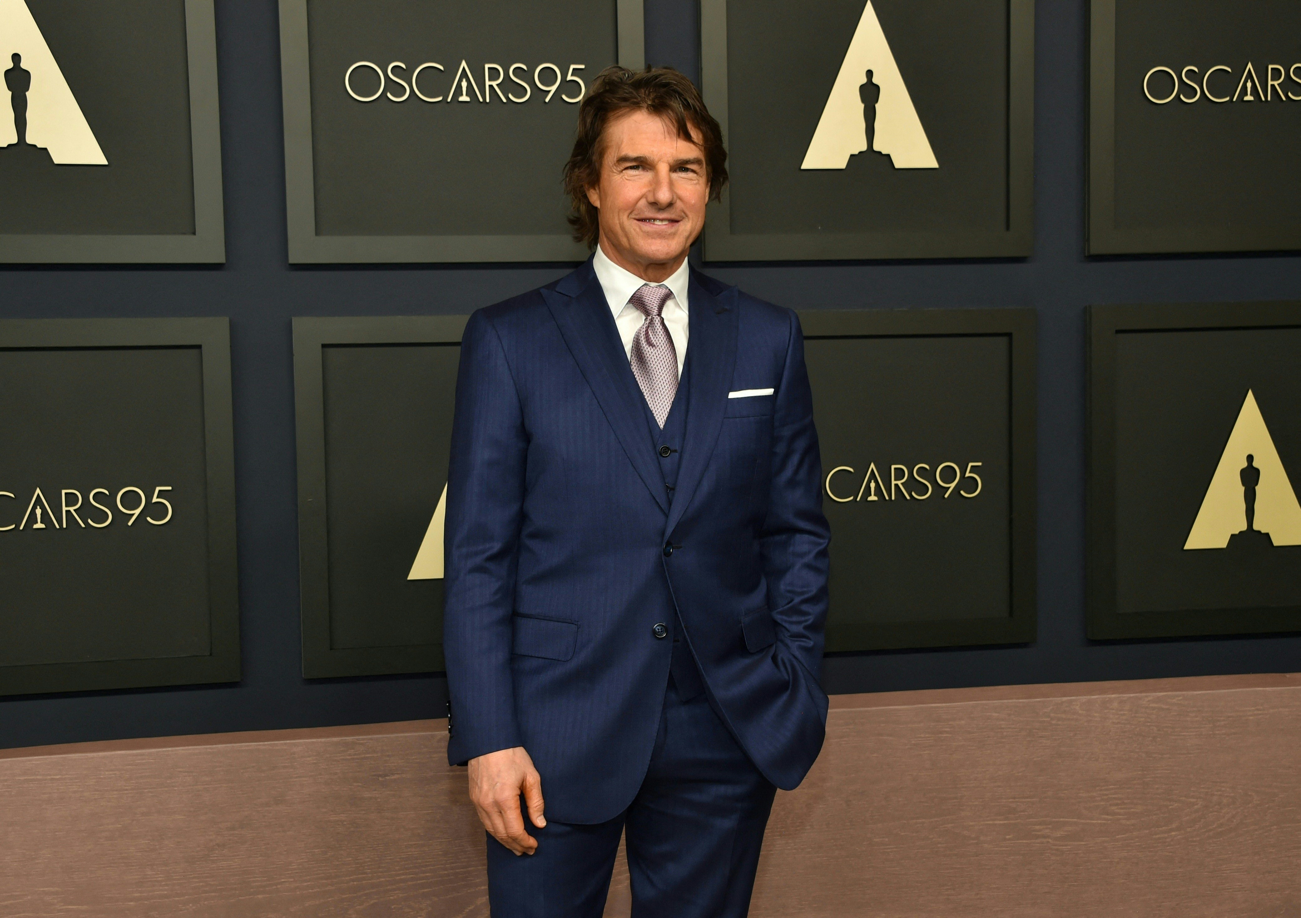 Tom Cruise besucht das 95th Annual Oscars Nominees Luncheon im Beverly Hilton Hotel am 13. Februar 2023 in Beverly Hills, Kalifornien. | Quelle: Getty Images