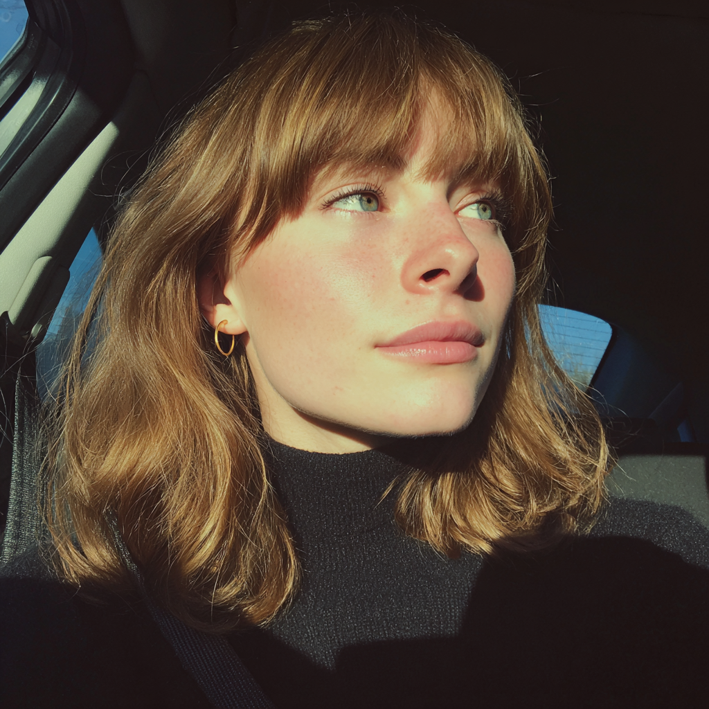 Eine Frau am Steuer eines Autos | Quelle: Midjourney